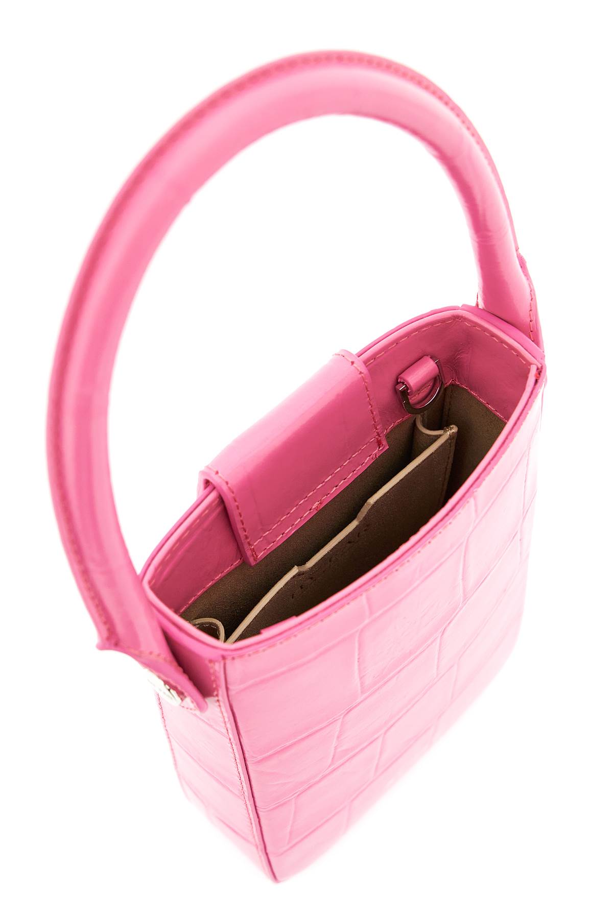 Shop By Far Note Handbag In Lipstick (pink)