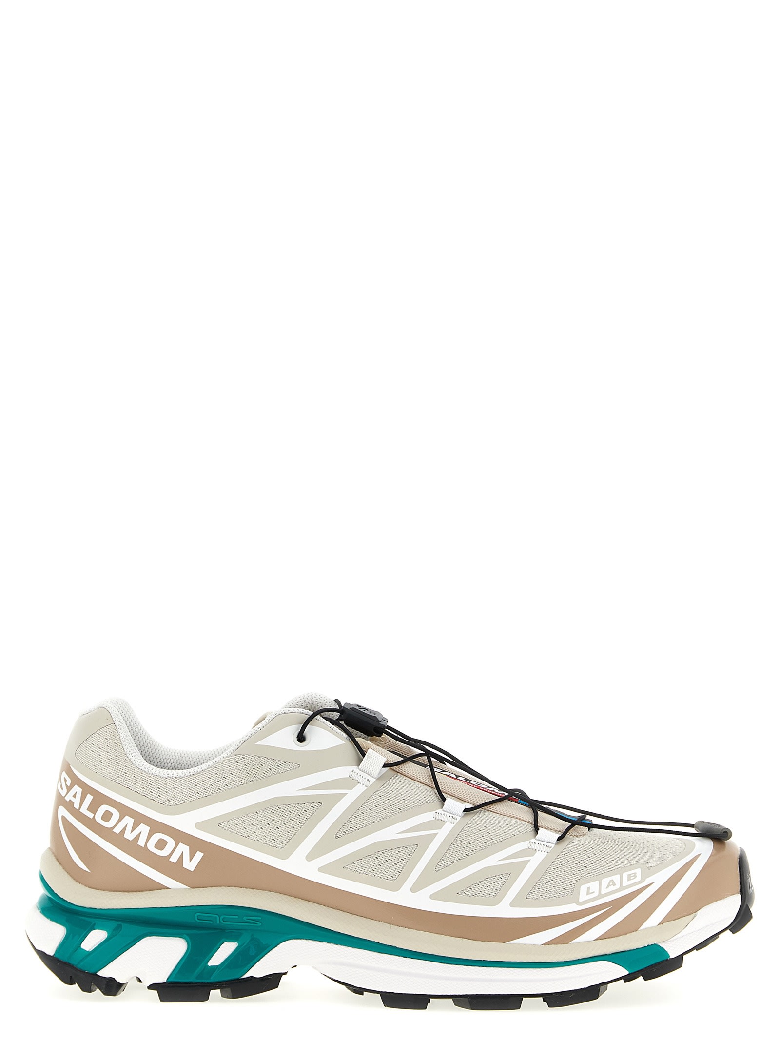 Salomon Xt-6 Low-top Nylon Sneakers In Neutral