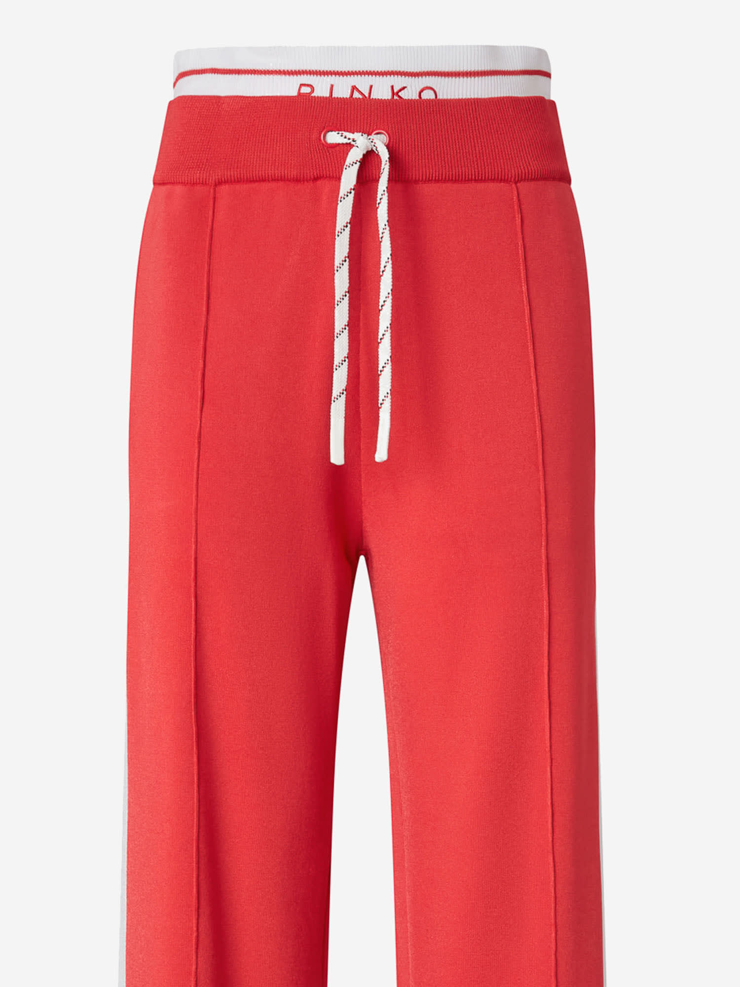 Shop Pinko Viscose Blend Jogging Pants In Blue
