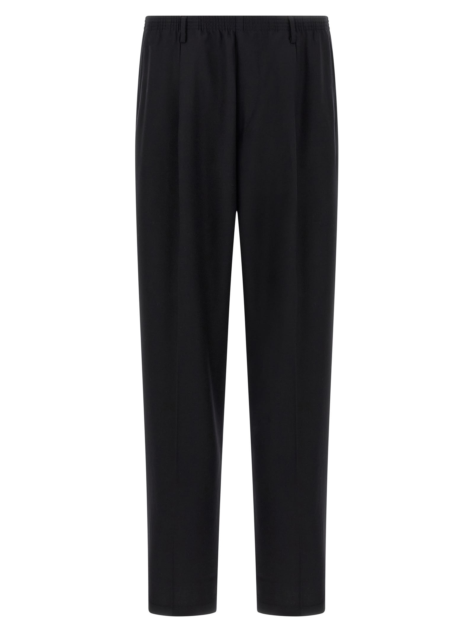 Cellar Door Ezio Elastic-waistband Trousers In Black