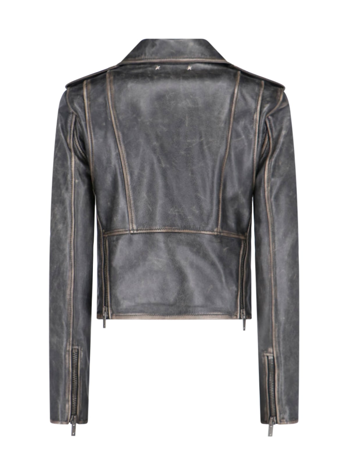 Golden Goose Chiodo Biker Jacket In Black