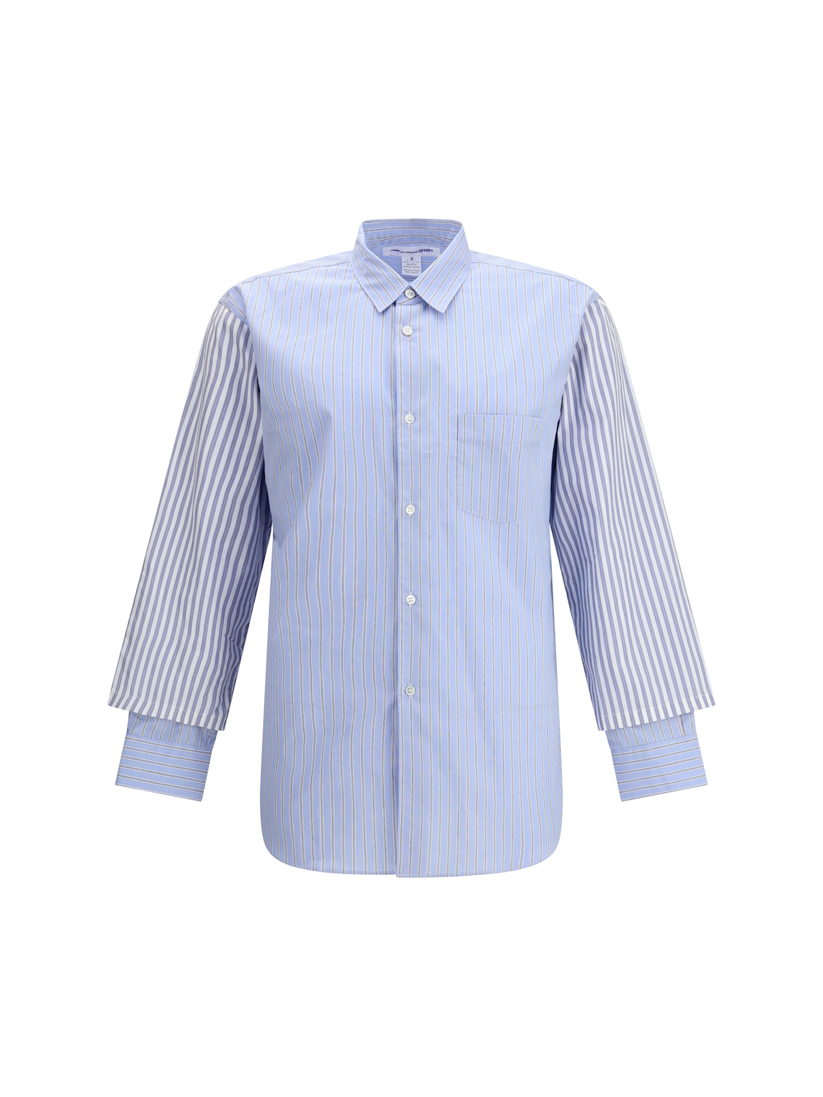 Comme Des Garçons Shirt Shirt In Blue