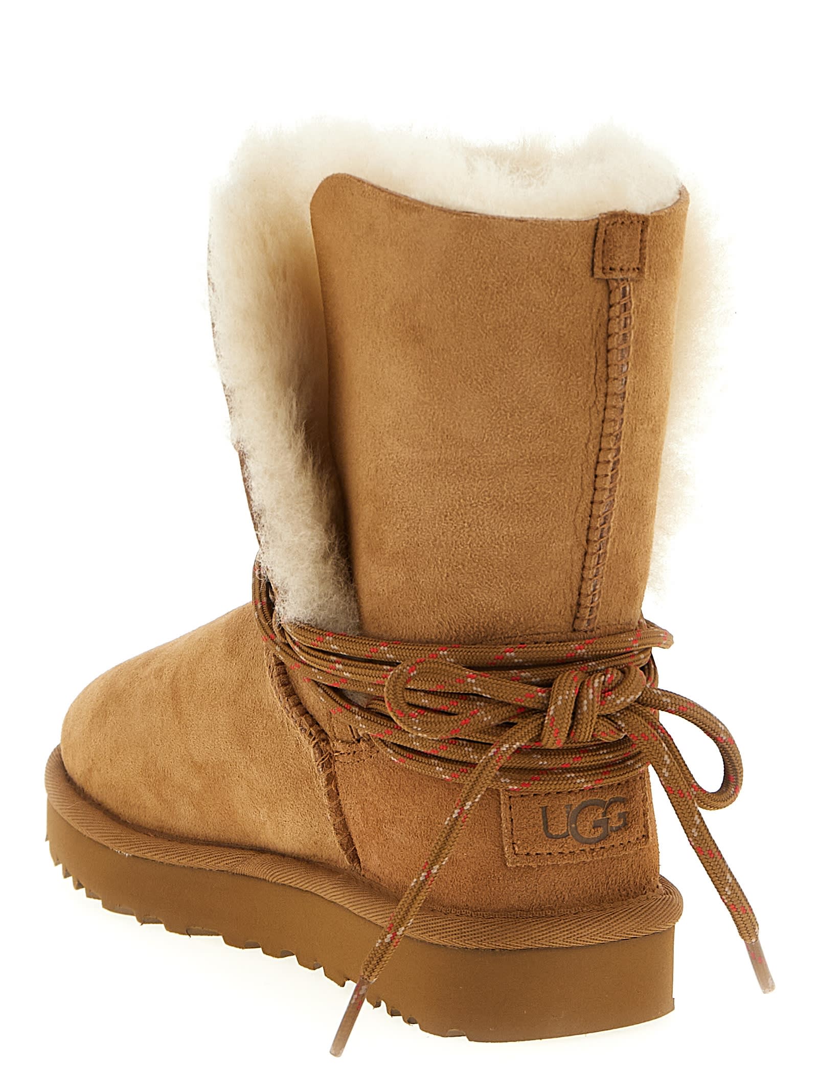 Ugg Bailey Tie Ankle Boot In Brown