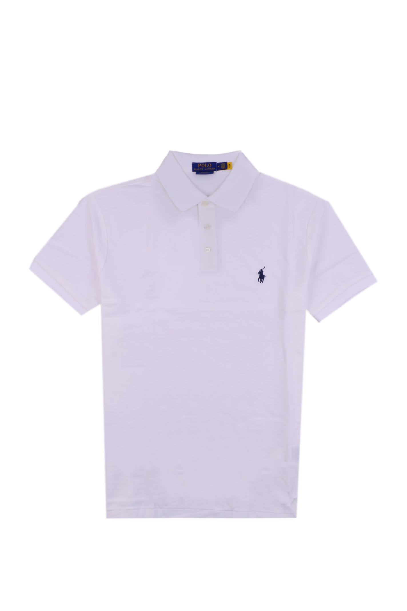 Shop Polo Ralph Lauren Man Polo Shirt In White