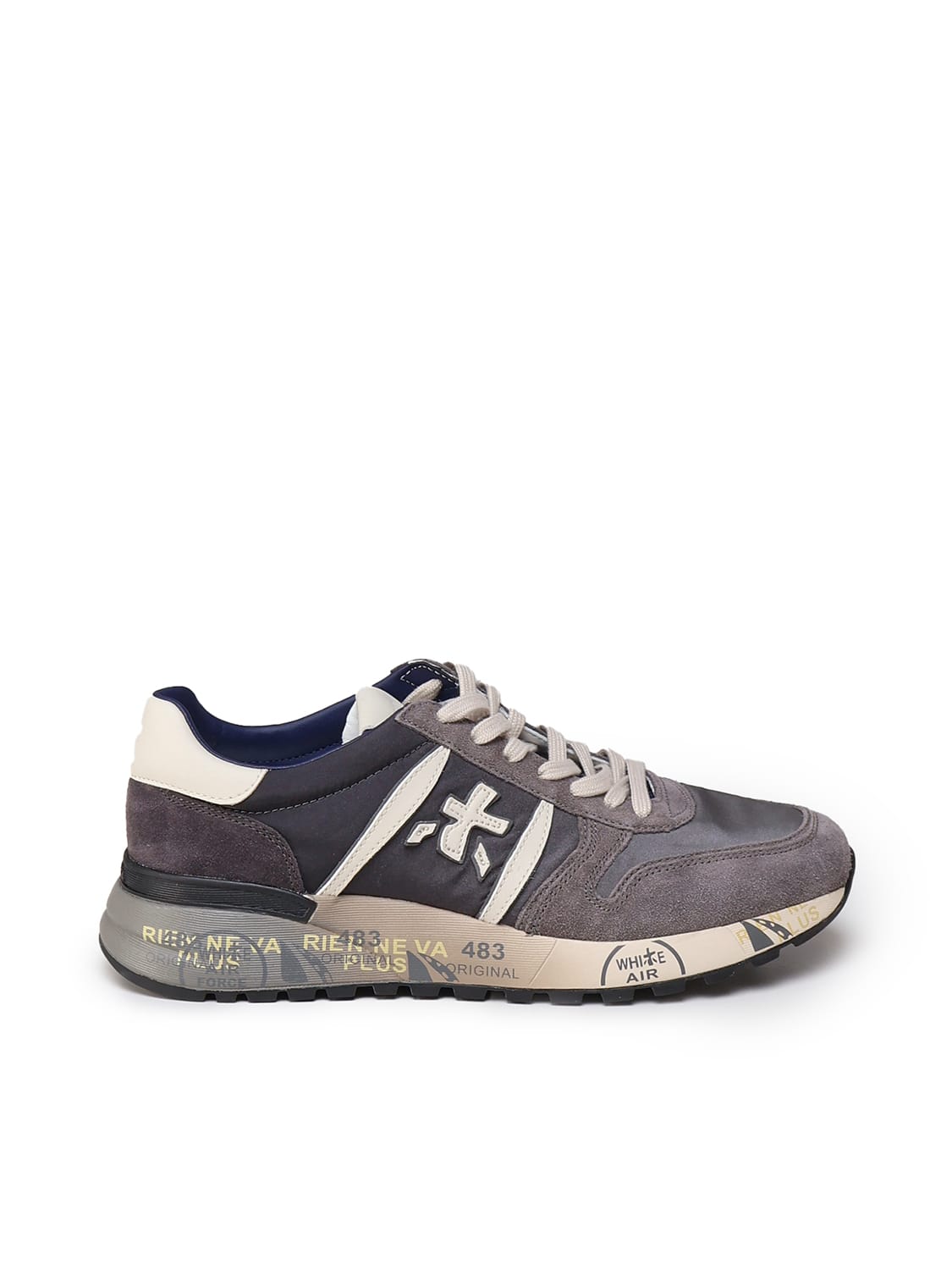 Shop Premiata Sneakers Lander In Grey