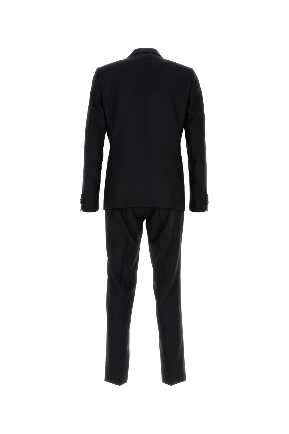 Shop Zegna Midnight Blue Wool Suit In 8r