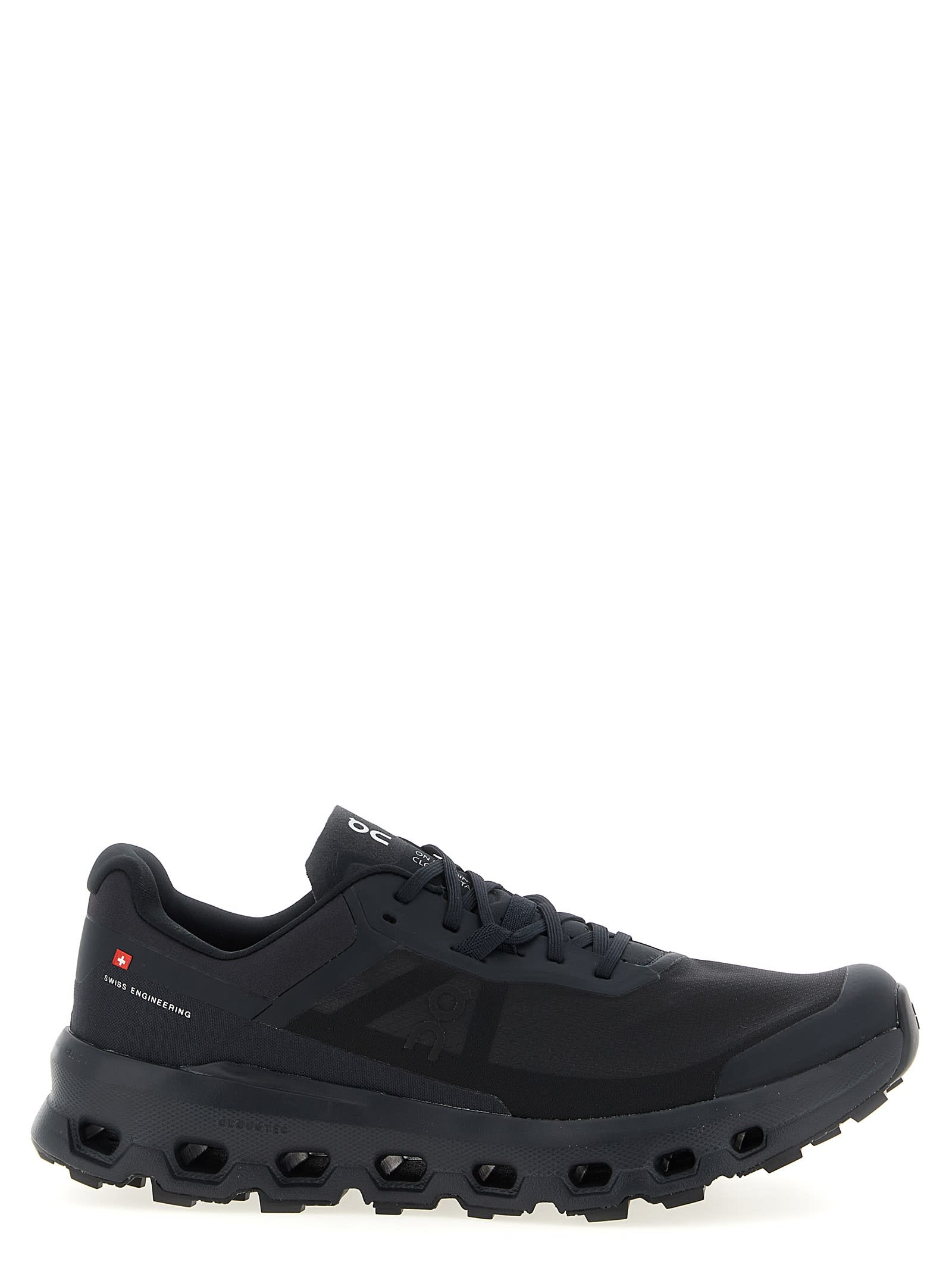 On Cloudvista 2 Rubber-trimmed Ripstop Sneakers In Black