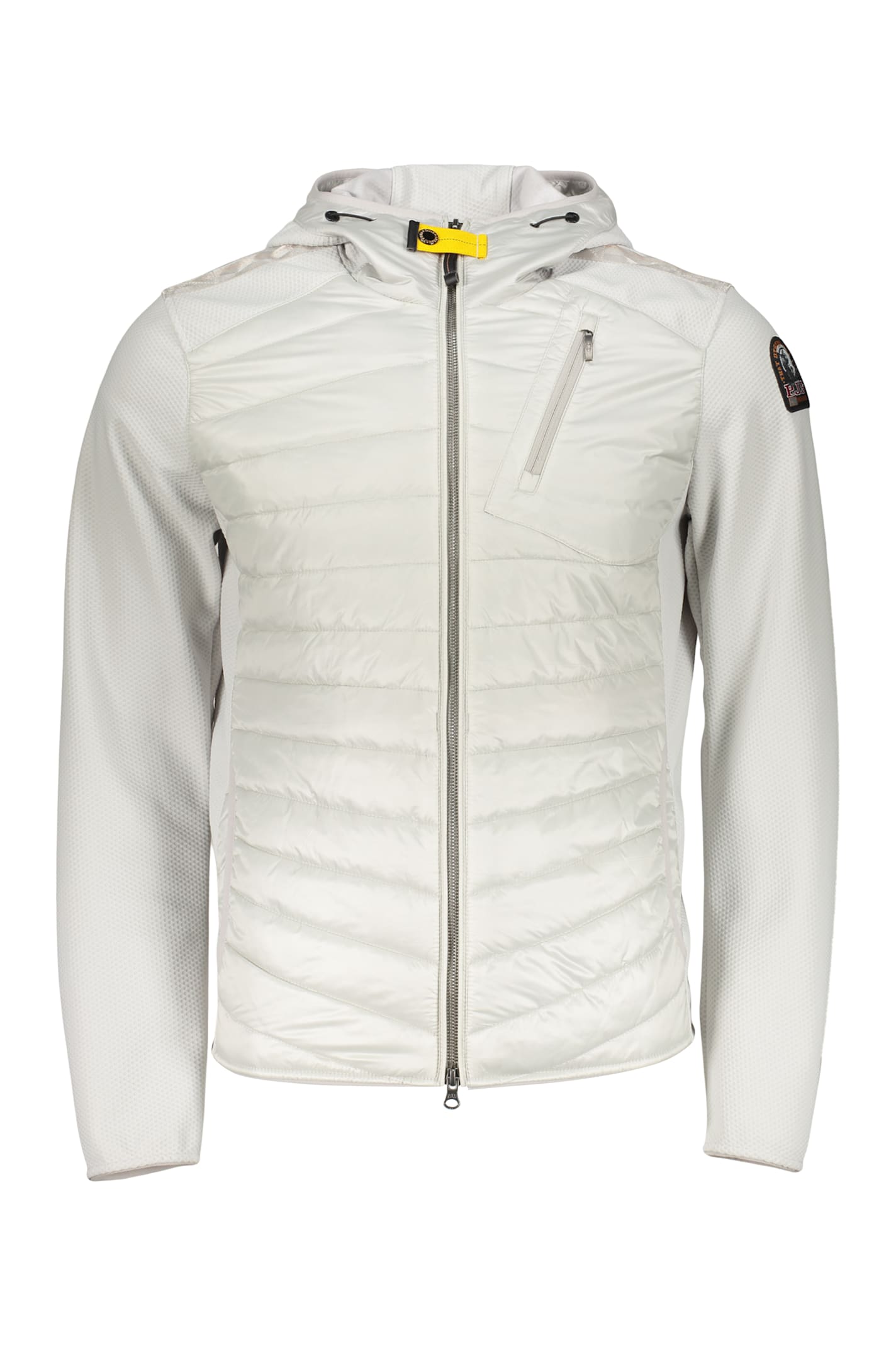 Parajumpers Lightweight Quilted Jacket With Hood In Gray