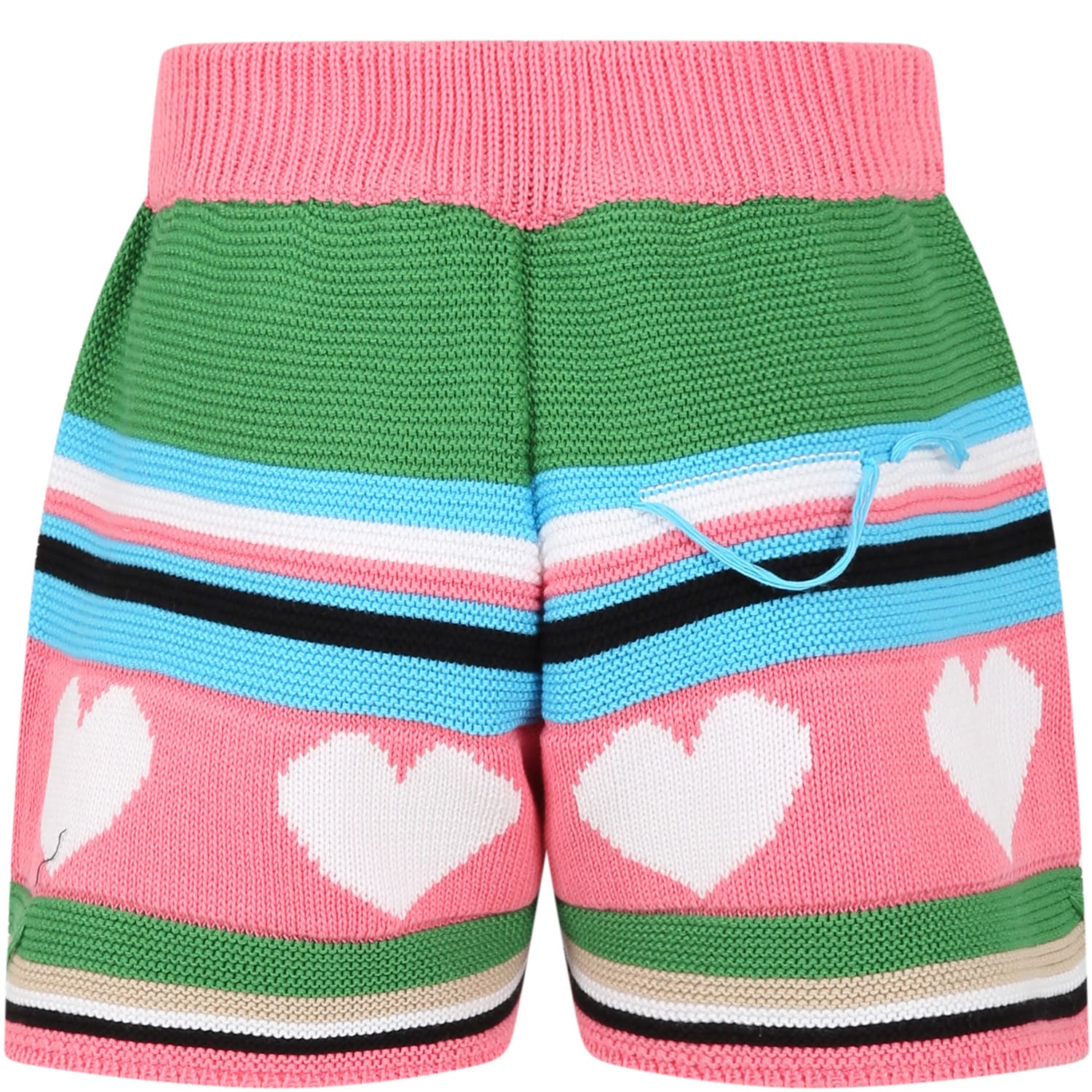 Shop Msgm Casual Pink Shorts For Girl