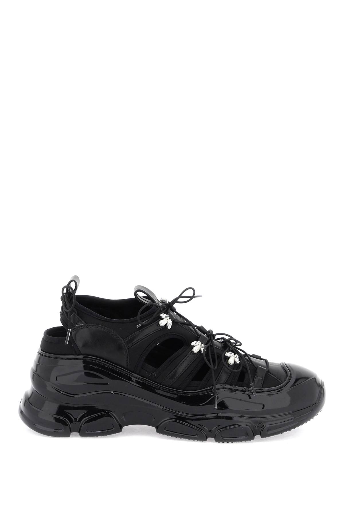 Shop Simone Rocha Hybrid Tracker Sneaker In Black (black)