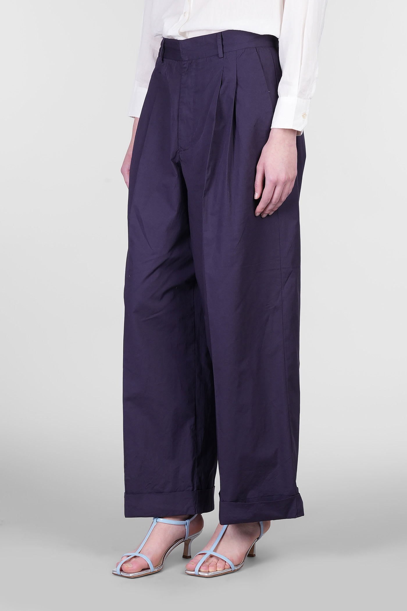 Antik Batik Pam Pants In Blue Cotton