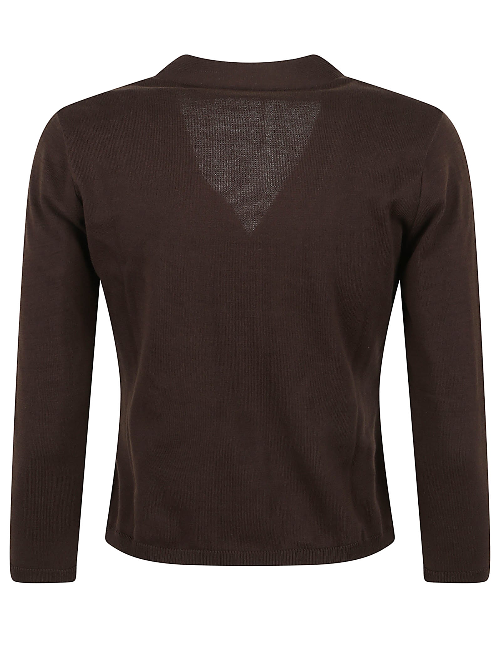 Charlott V-neck Button-down Sweater With Front Pockets