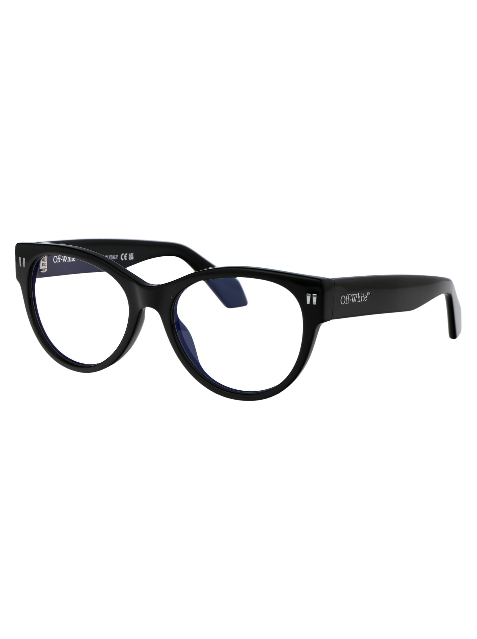 Shop Off-white Optical Style 57 Glasses In 1000 Black