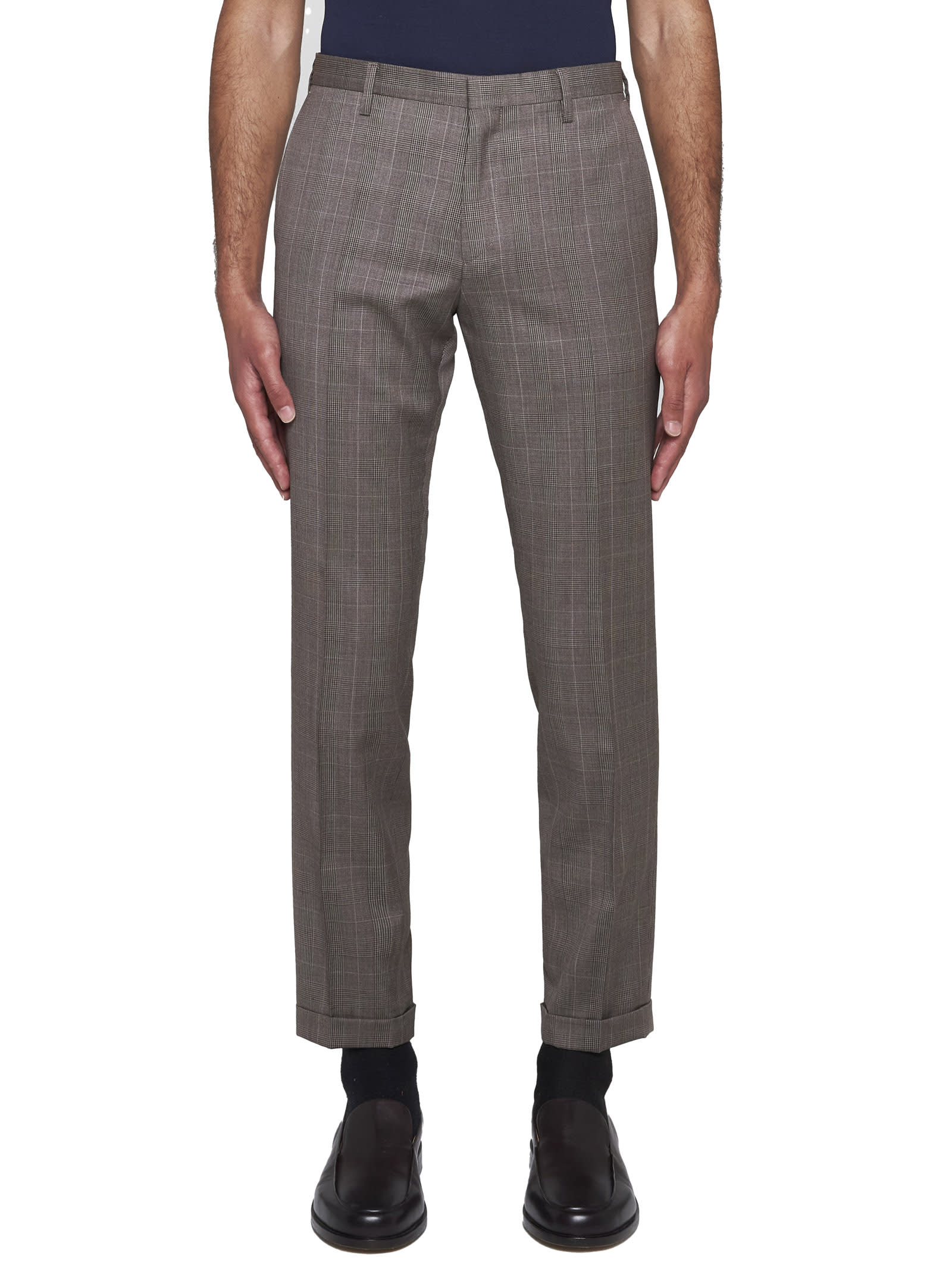 Shop Paul Smith Pants In Brown