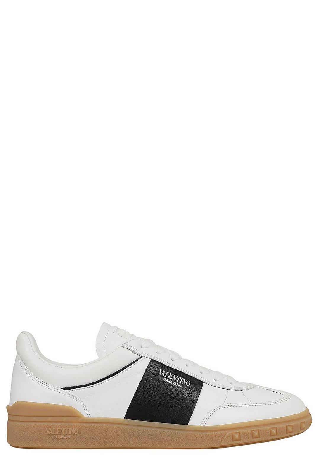 Shop Valentino Garavani Upvillage Lace-up Sneakers In White