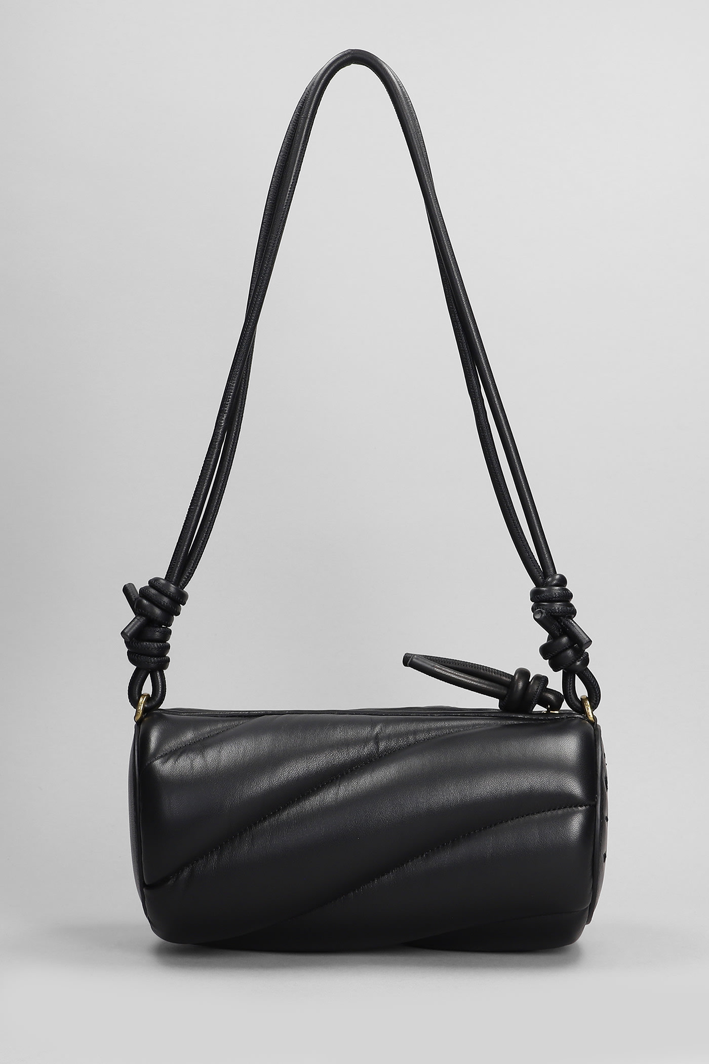 Shop Fiorucci Mella Bag Shoulder Bag In Black Leather