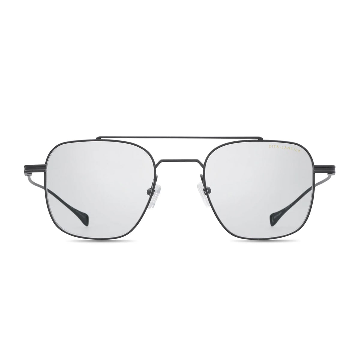 Dita Lancier Lsa Dlx118 04 Matte Black Glasses In Metallic