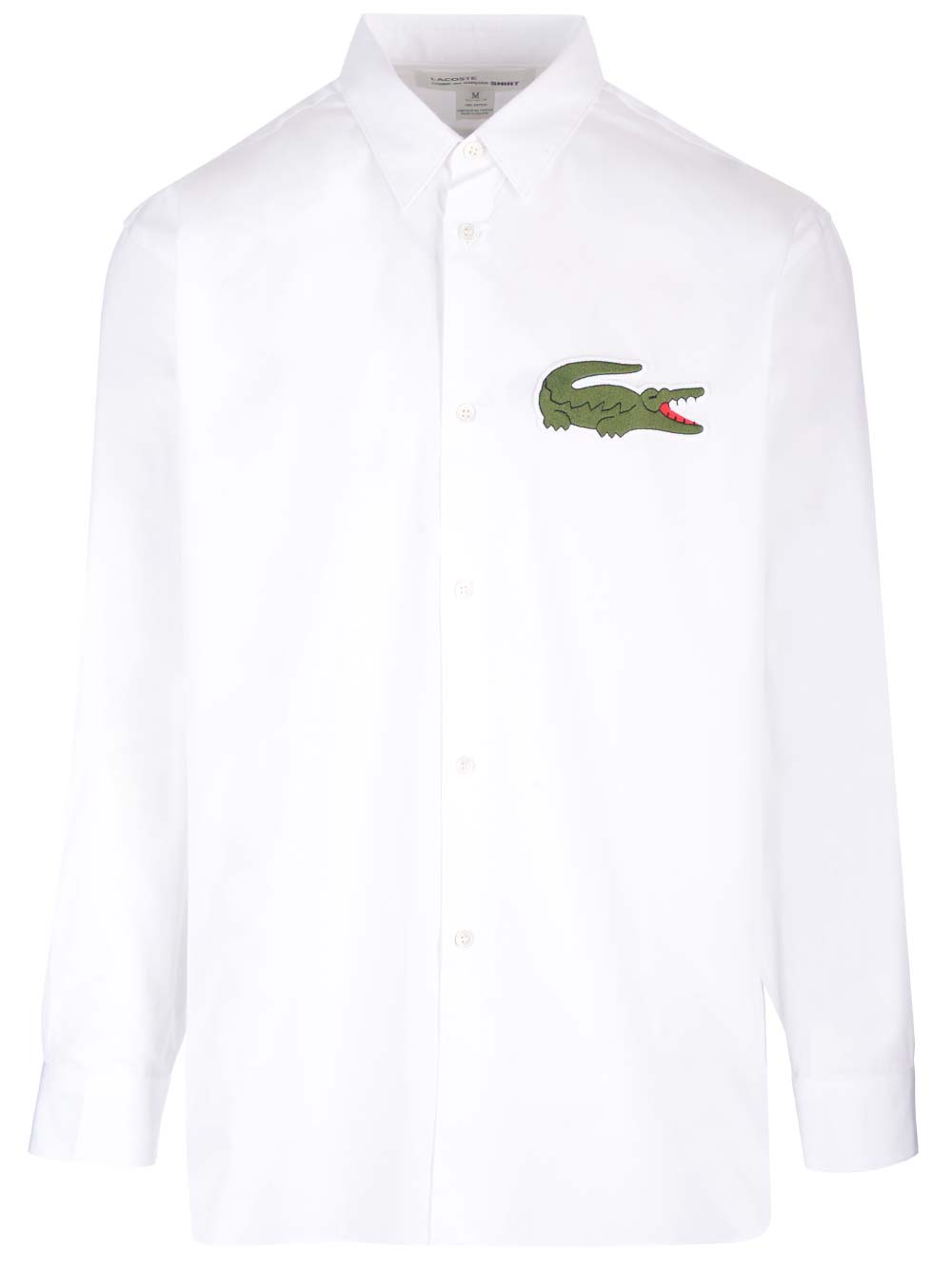 Shop Comme Des Garçons White Poplin Shirt