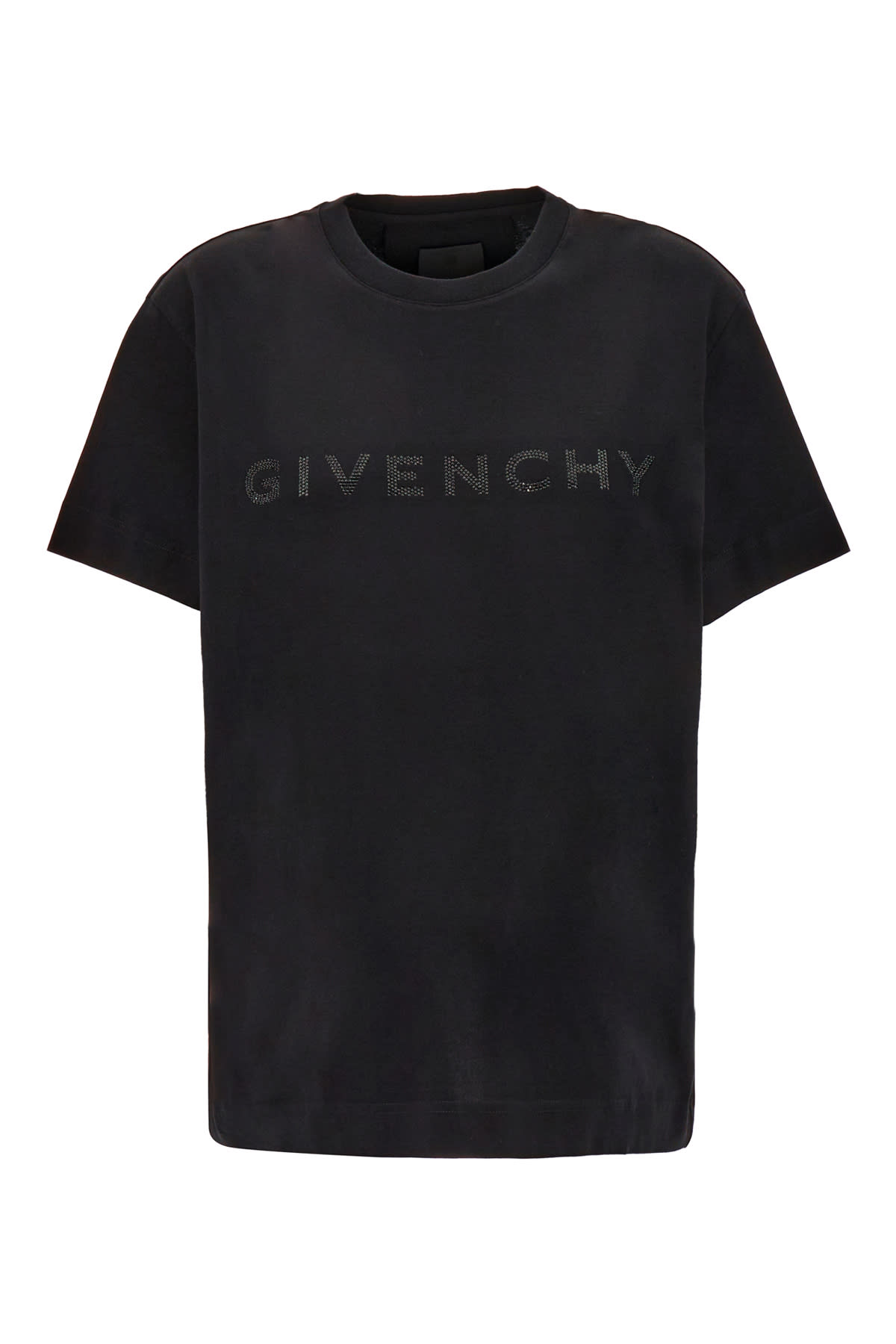 Shop Givenchy Black Cotton T-shirt In 001