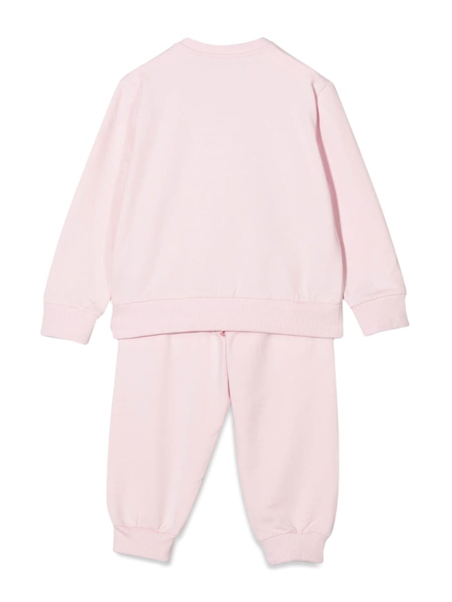 Shop Versace Crewneck Sweatshirt + Joggers Suit In Pink