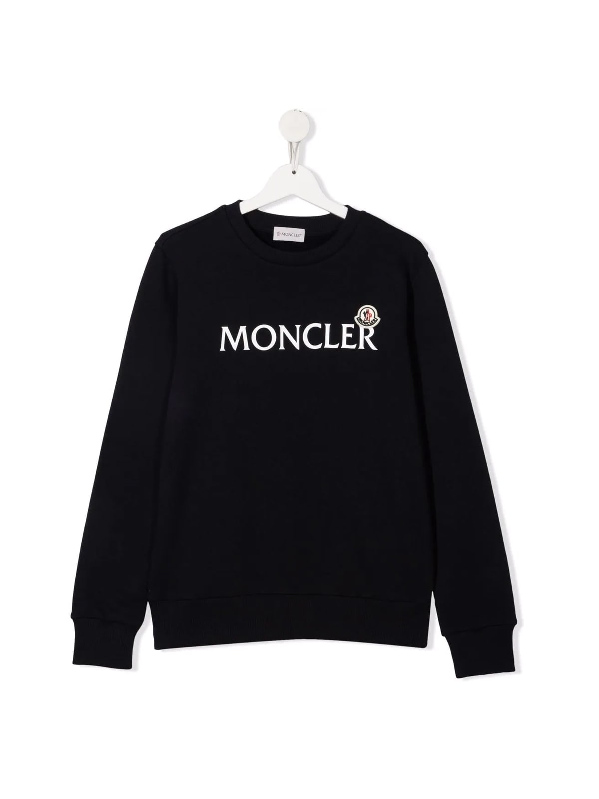 Moncler Round Neck Sweatshirt W/logo