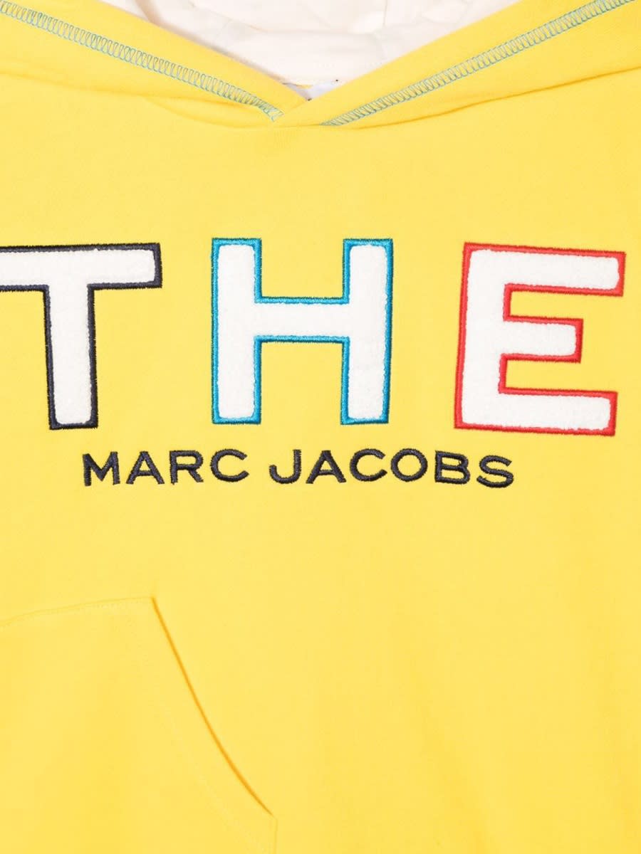 Marc Jacobs Felpa Con Cappuccio In Yellow