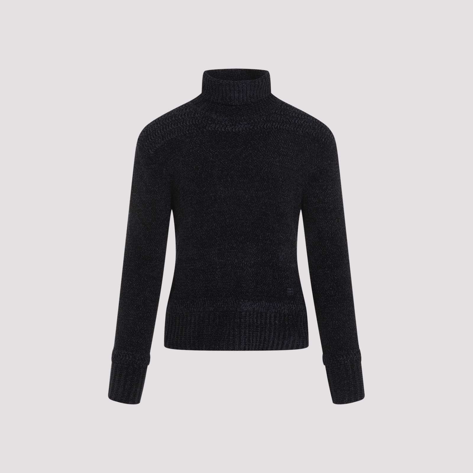 Shop Givenchy Viscose Pullover In Dark Blue