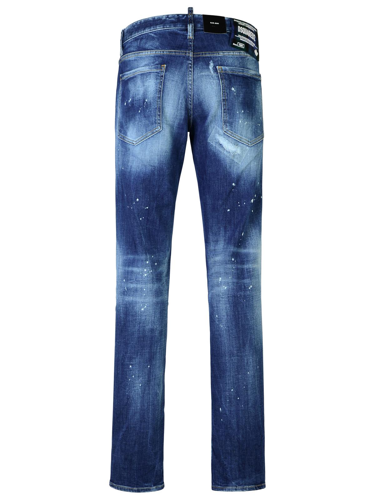 Shop Dsquared2 Slim Denim Jeans In Blue