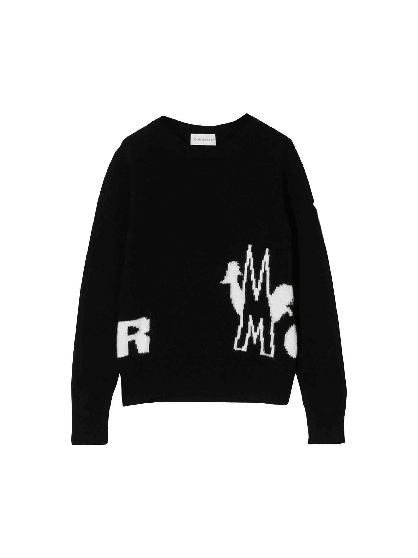 moncler black sweater