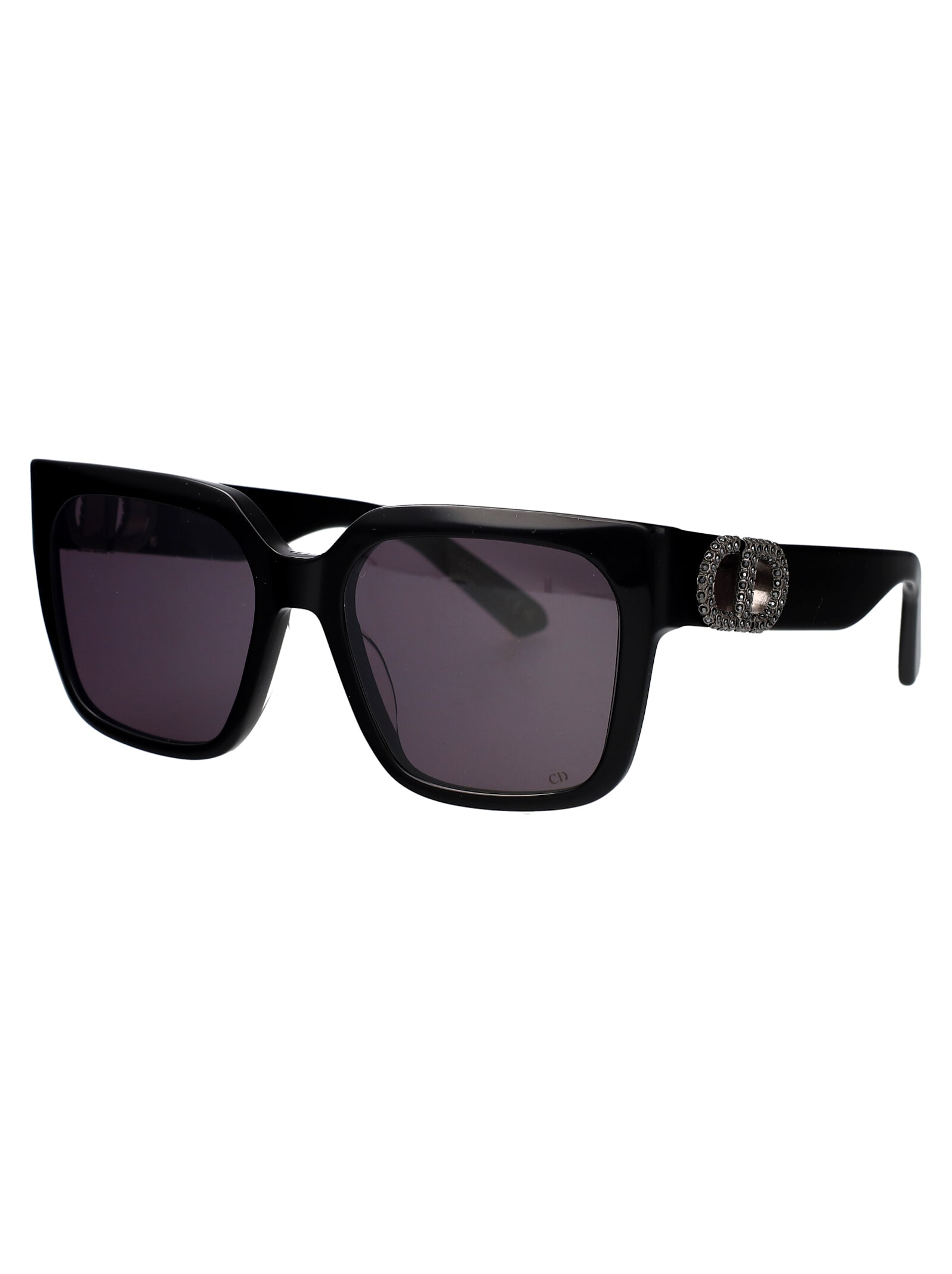 Shop Dior 30montaigne S11i Sunglasses In 14a7 Black/other / Smoke Mirror