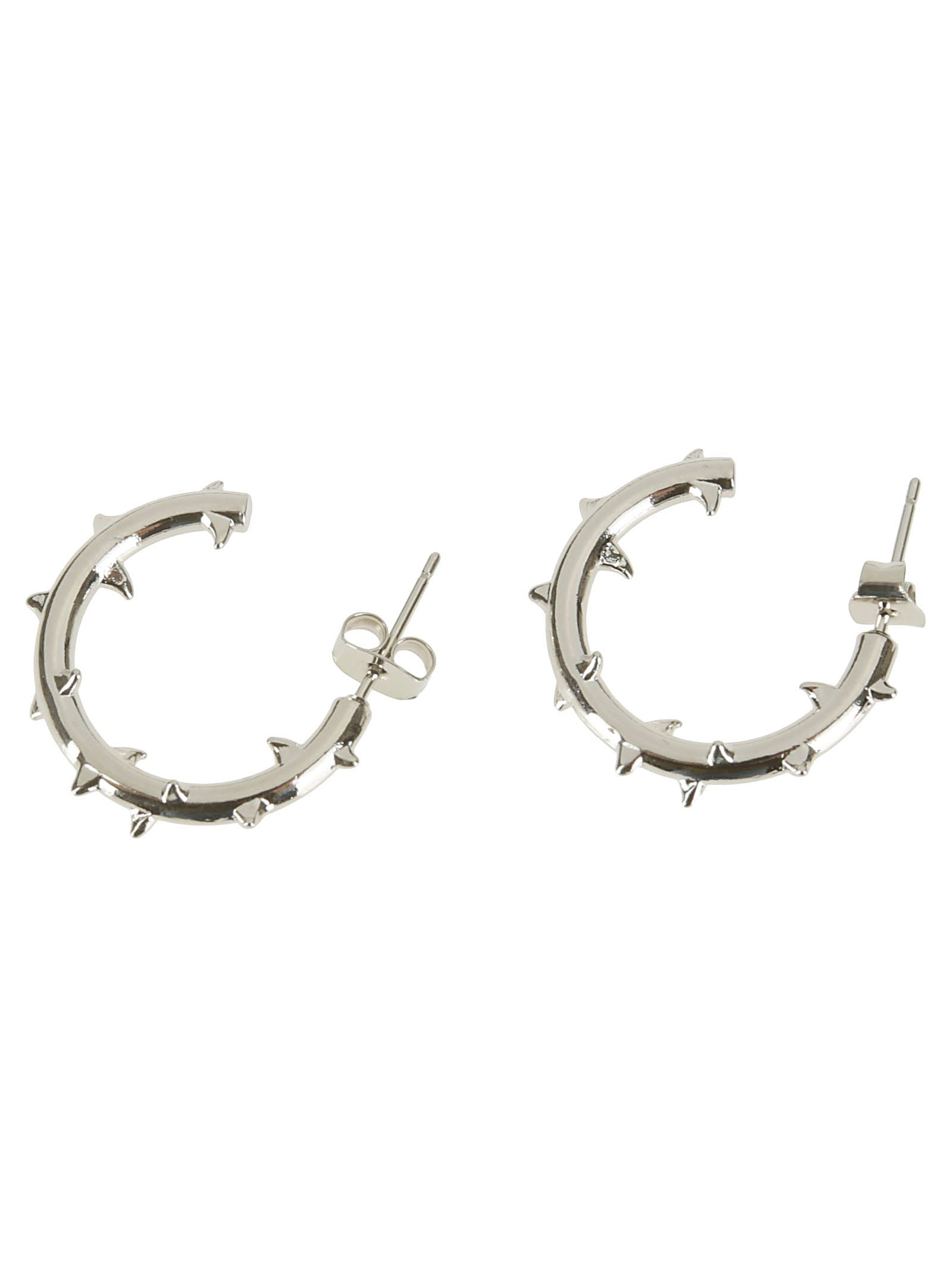 Justine Clenquet Hirschy Earrings In Palladium