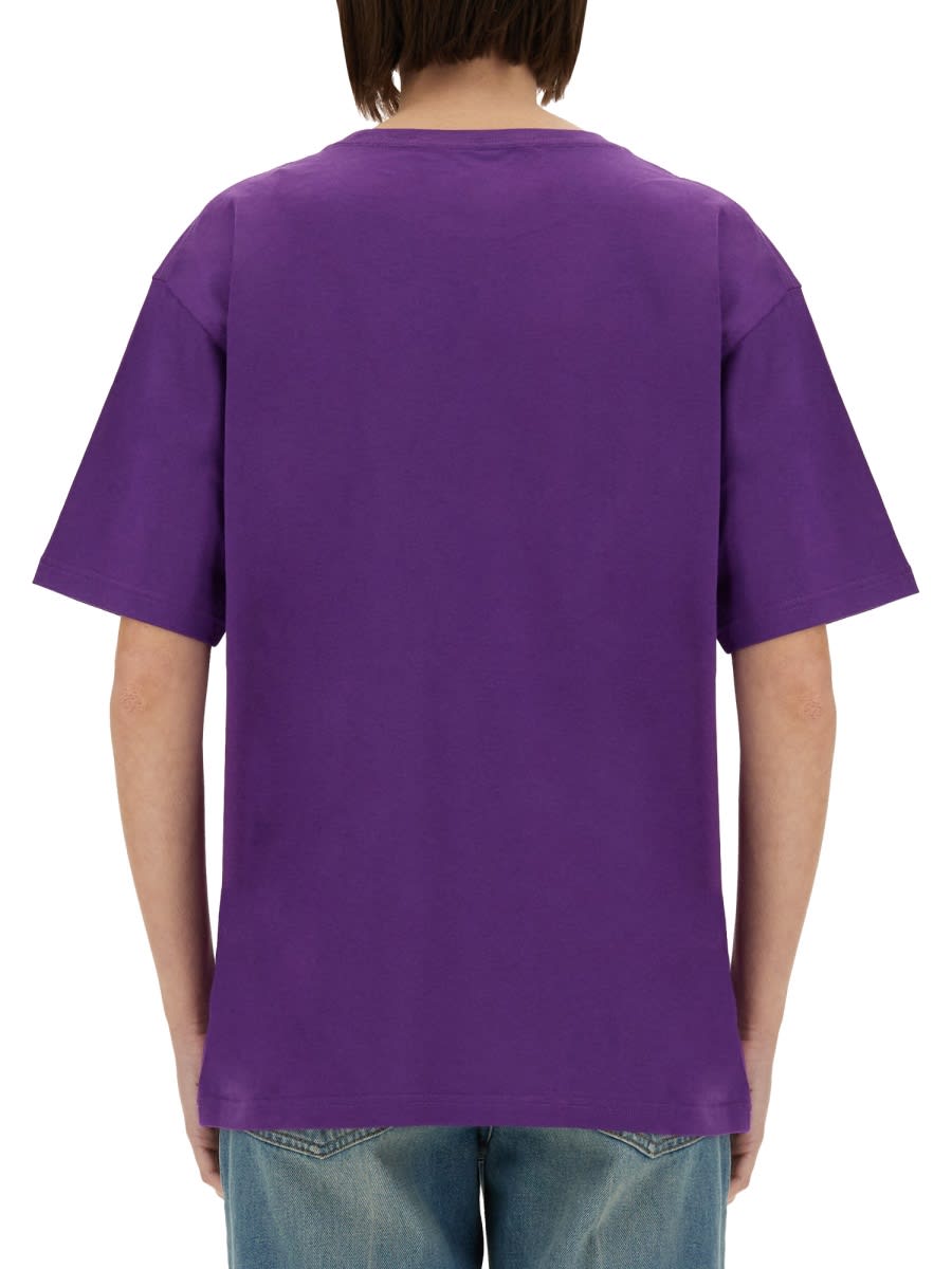 Shop Valentino Chez Print T-shirt In Purple