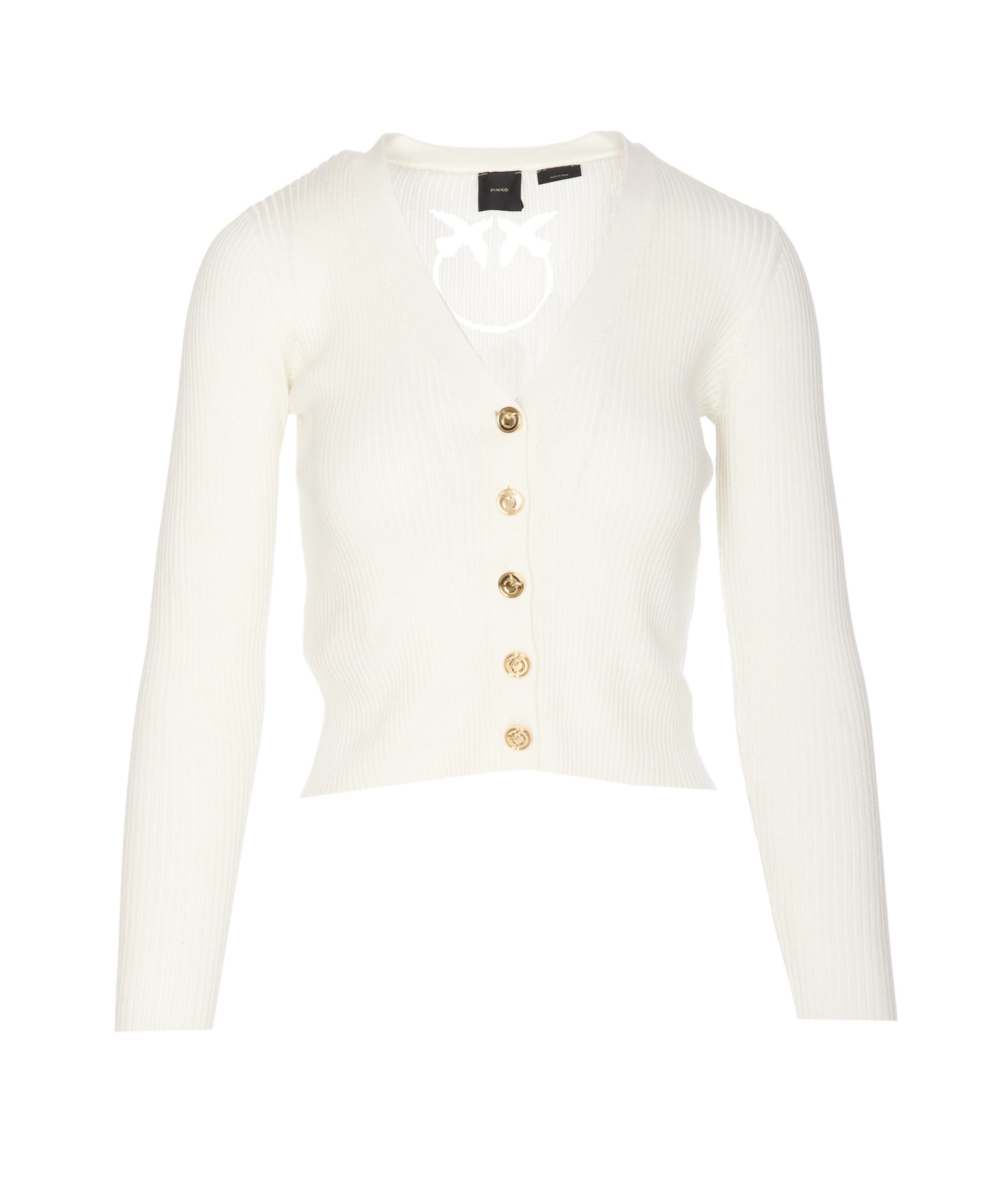 Shop Pinko Tilacino Cardigan In White