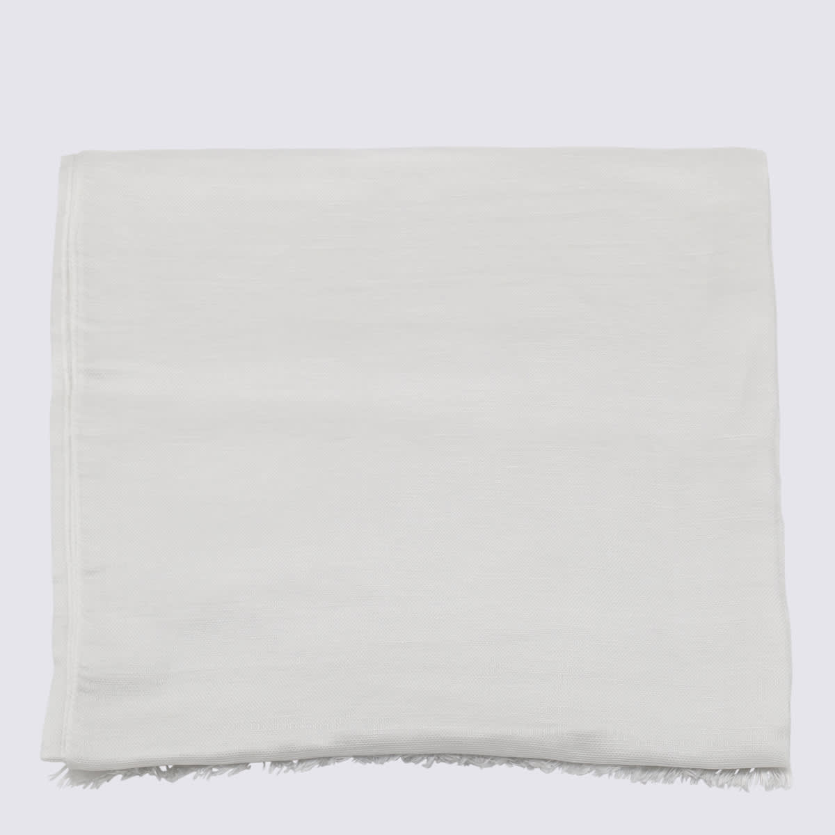 's Max Mara Beige Linen Scarves