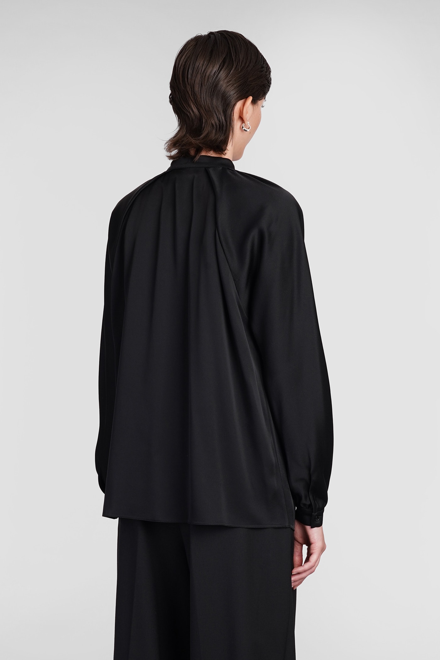 Shop Lanvin Blouse In Black Viscose