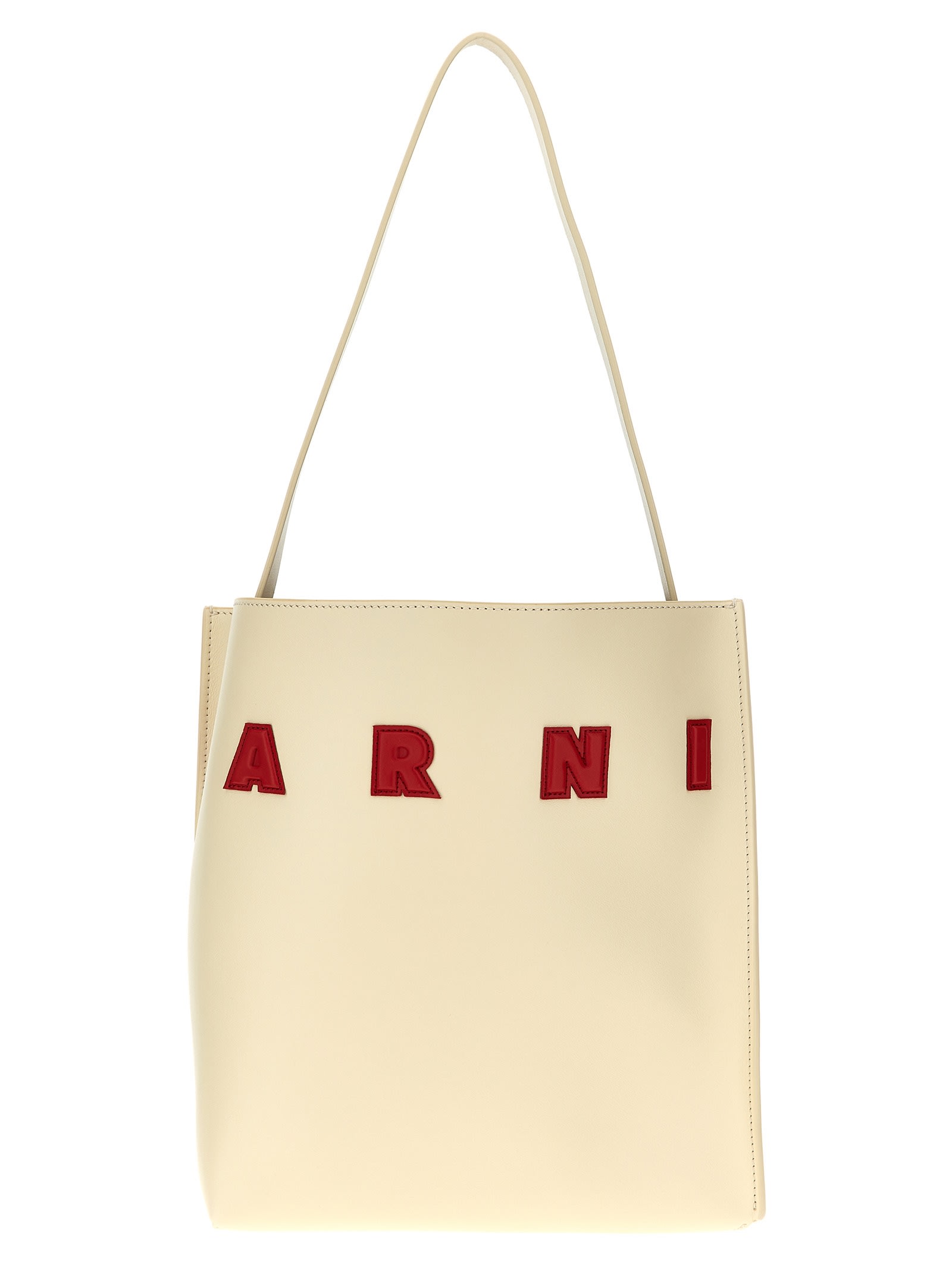 Shop Marni Hobo Museo Small Shoulder Bag In Multicolor