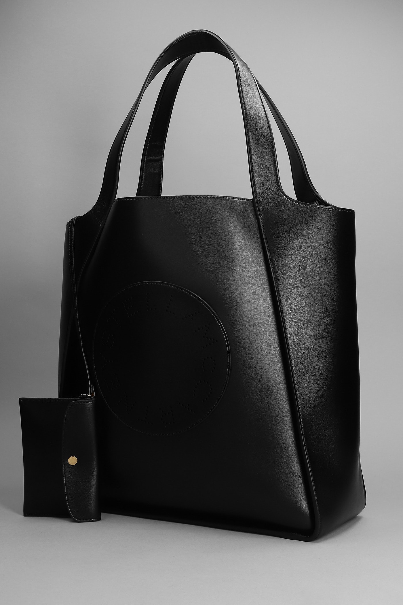 Shop Stella Mccartney Tote In Black Polyester