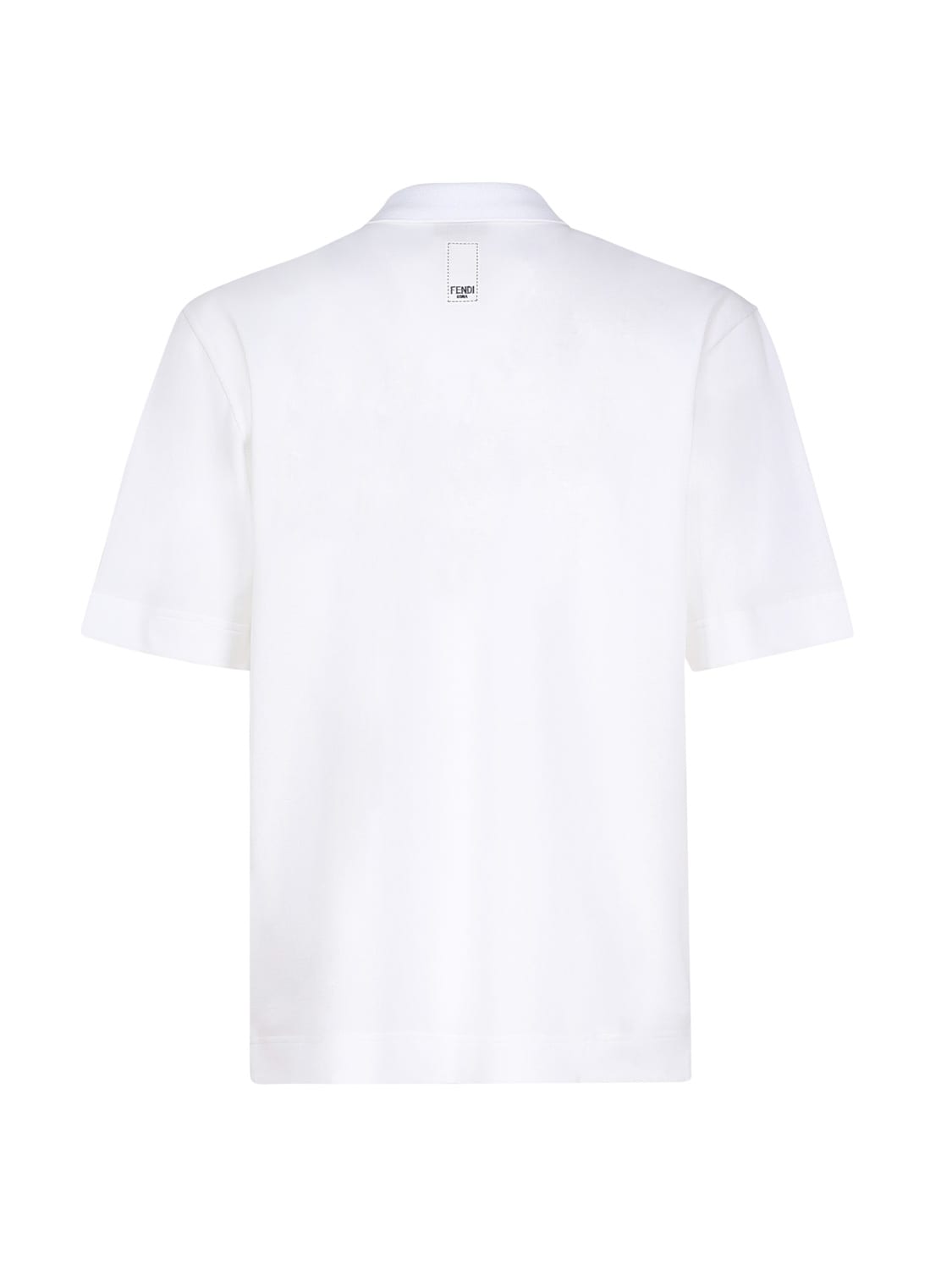Shop Fendi Cotton Polo Shirt