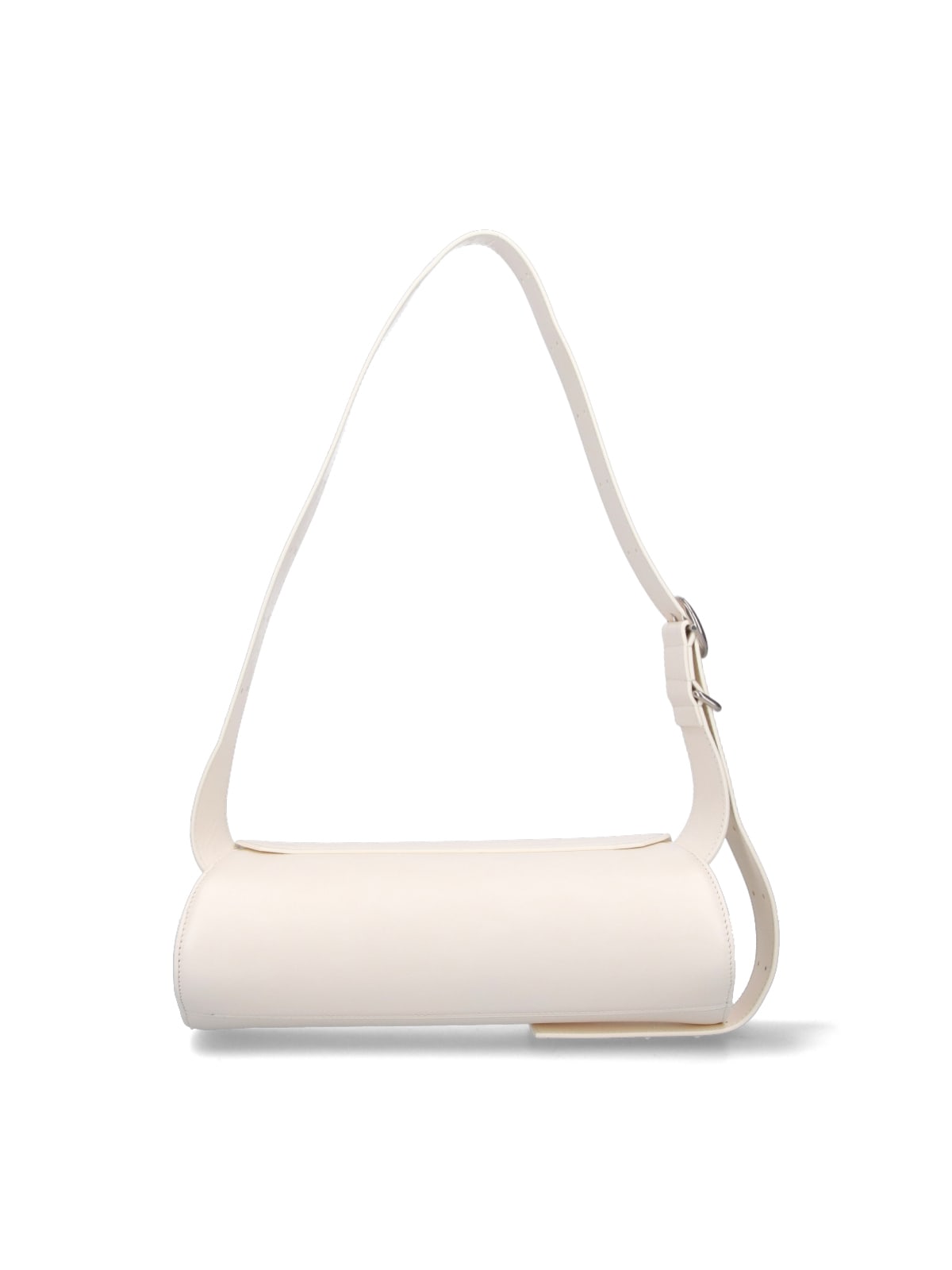 Shop Jil Sander Small Shoulder Bag Cannolo In White