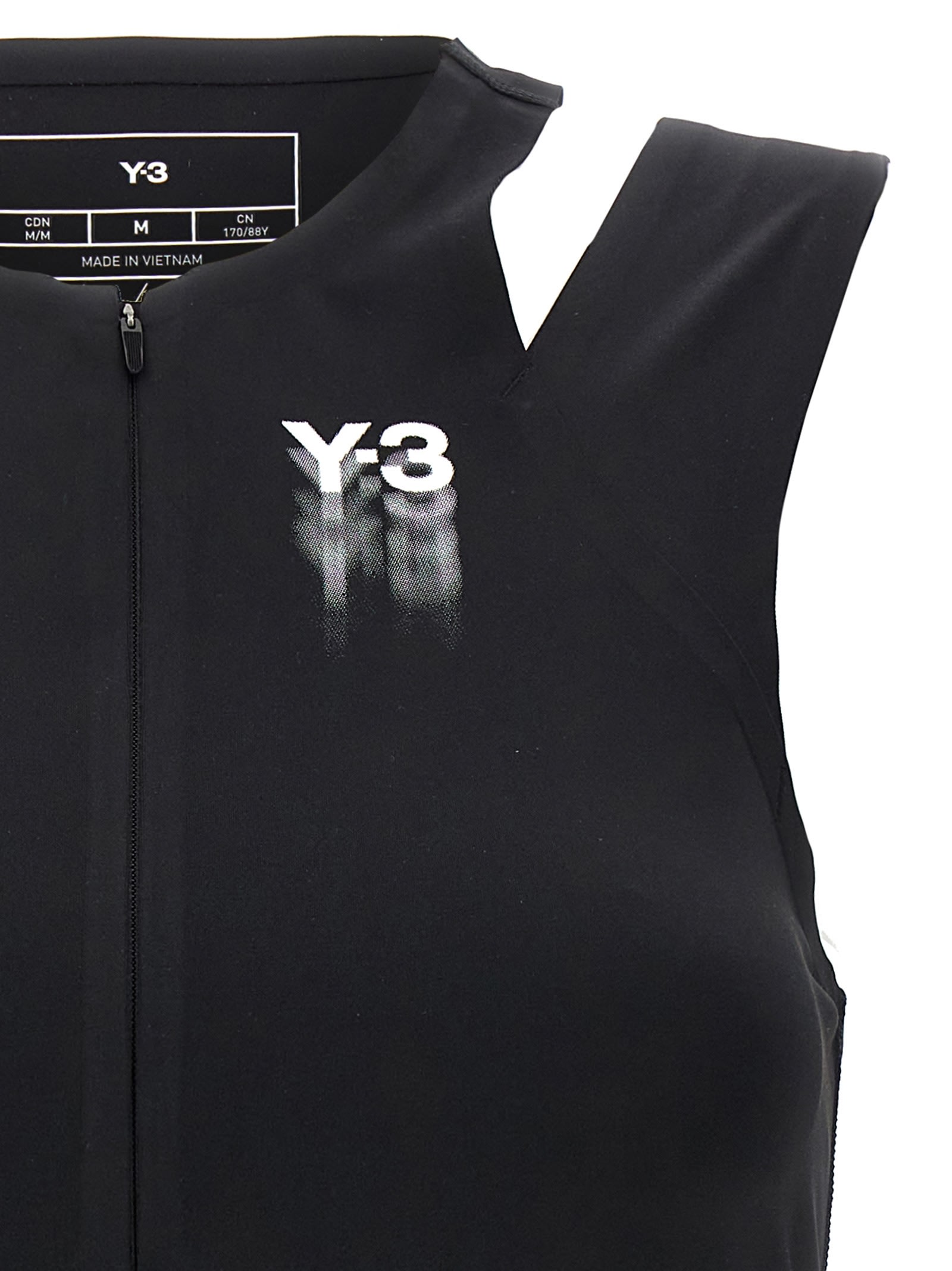 Shop Y-3 Running Sporty Top In Black