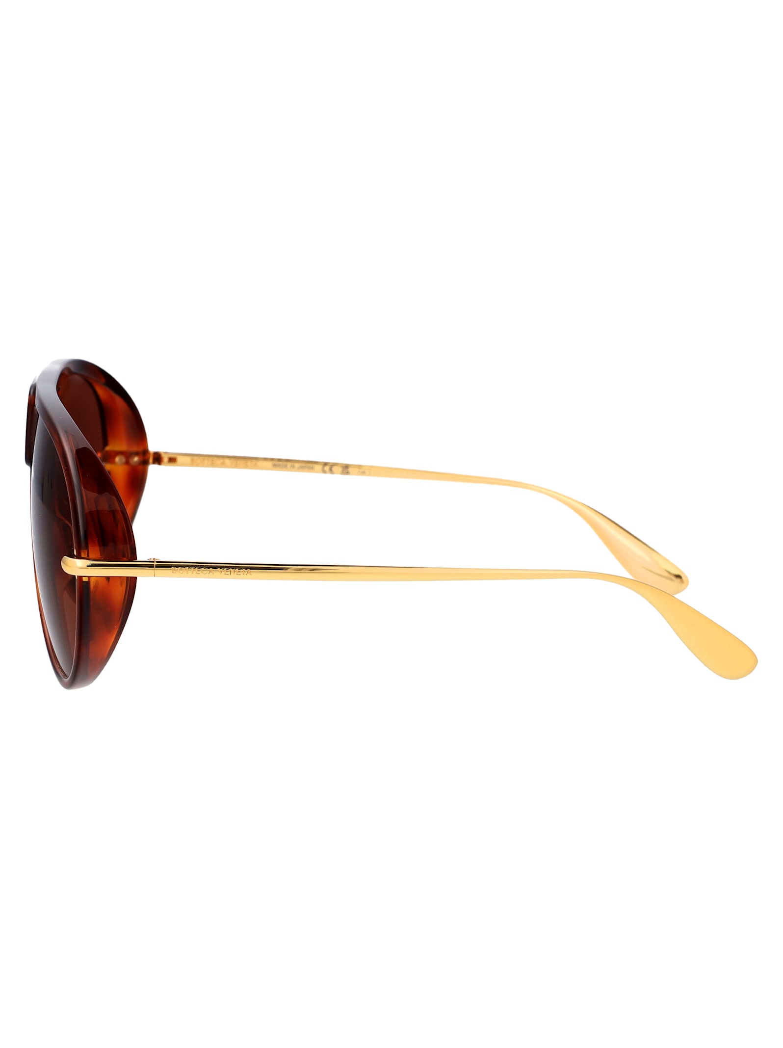 Shop Bottega Veneta Bv1274s Sunglasses In Havana