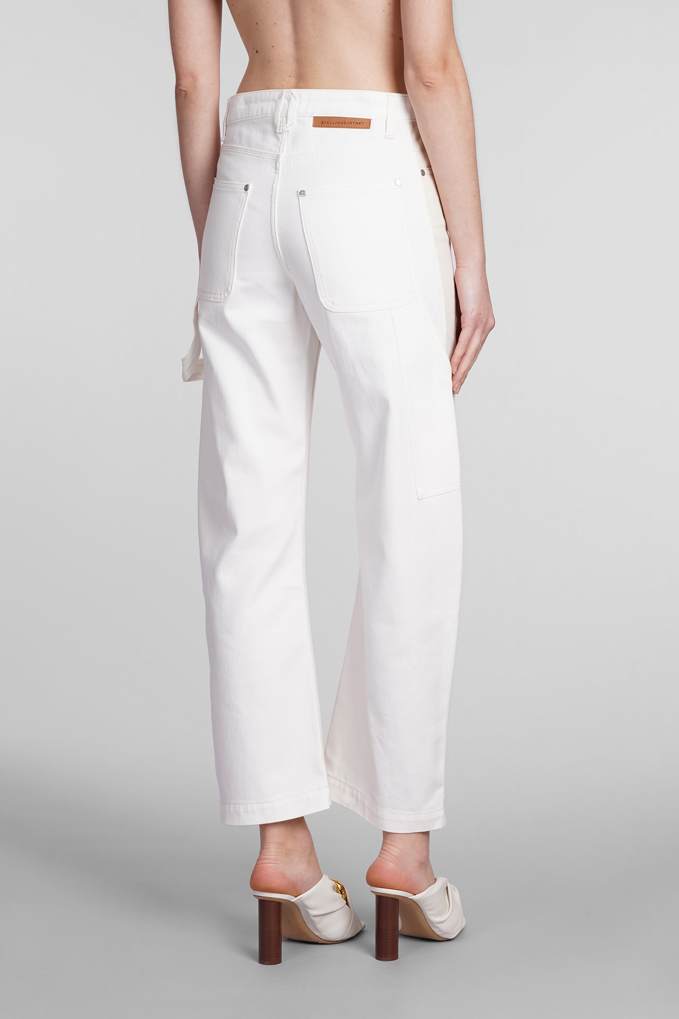 Shop Stella Mccartney Jeans In White Denim