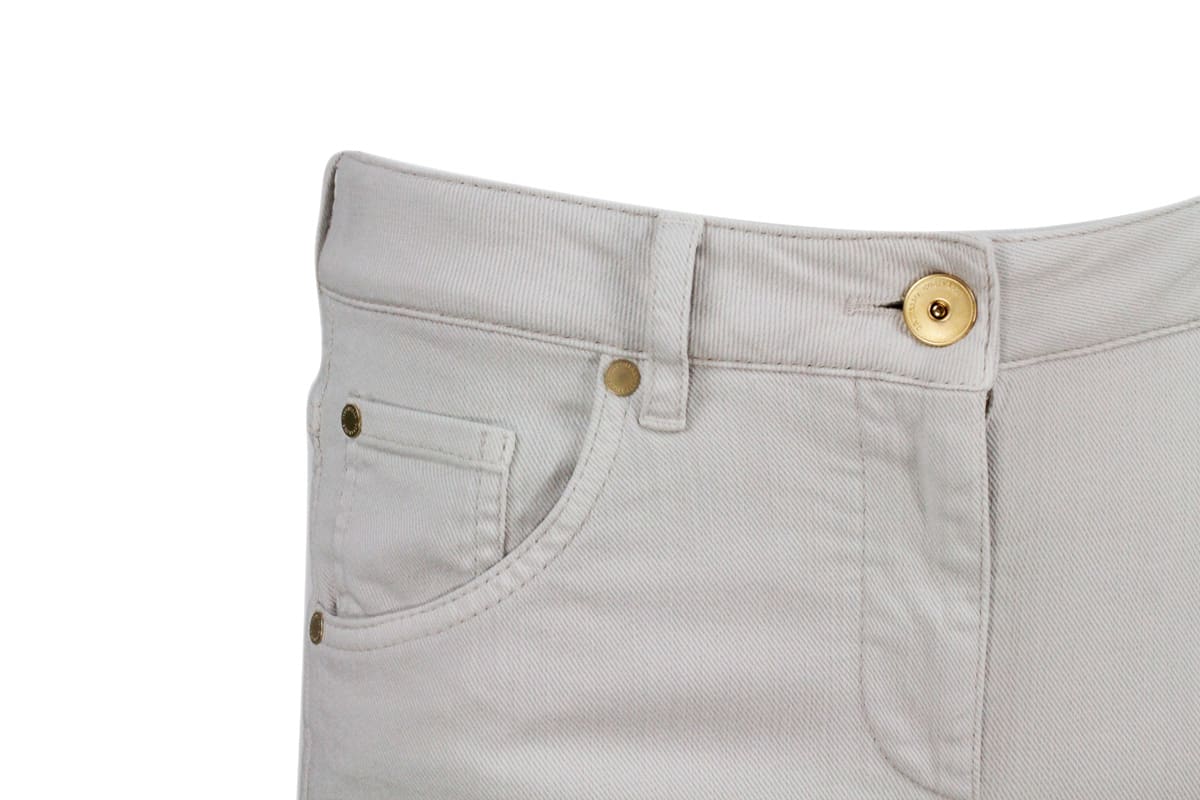 Shop Brunello Cucinelli Pants In Beige