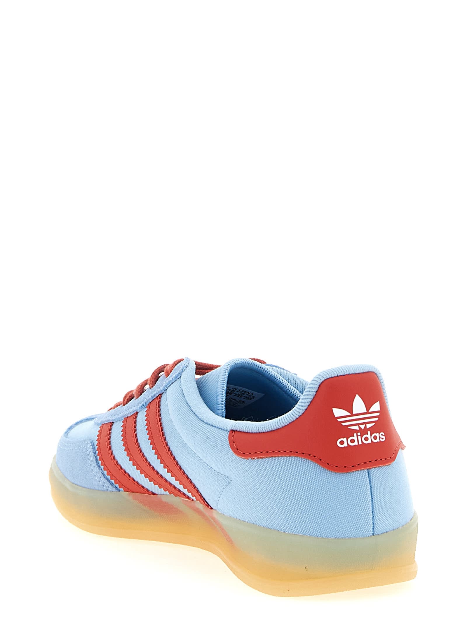 Adidas Originals Gazelle Indoor Sneakers In Blue