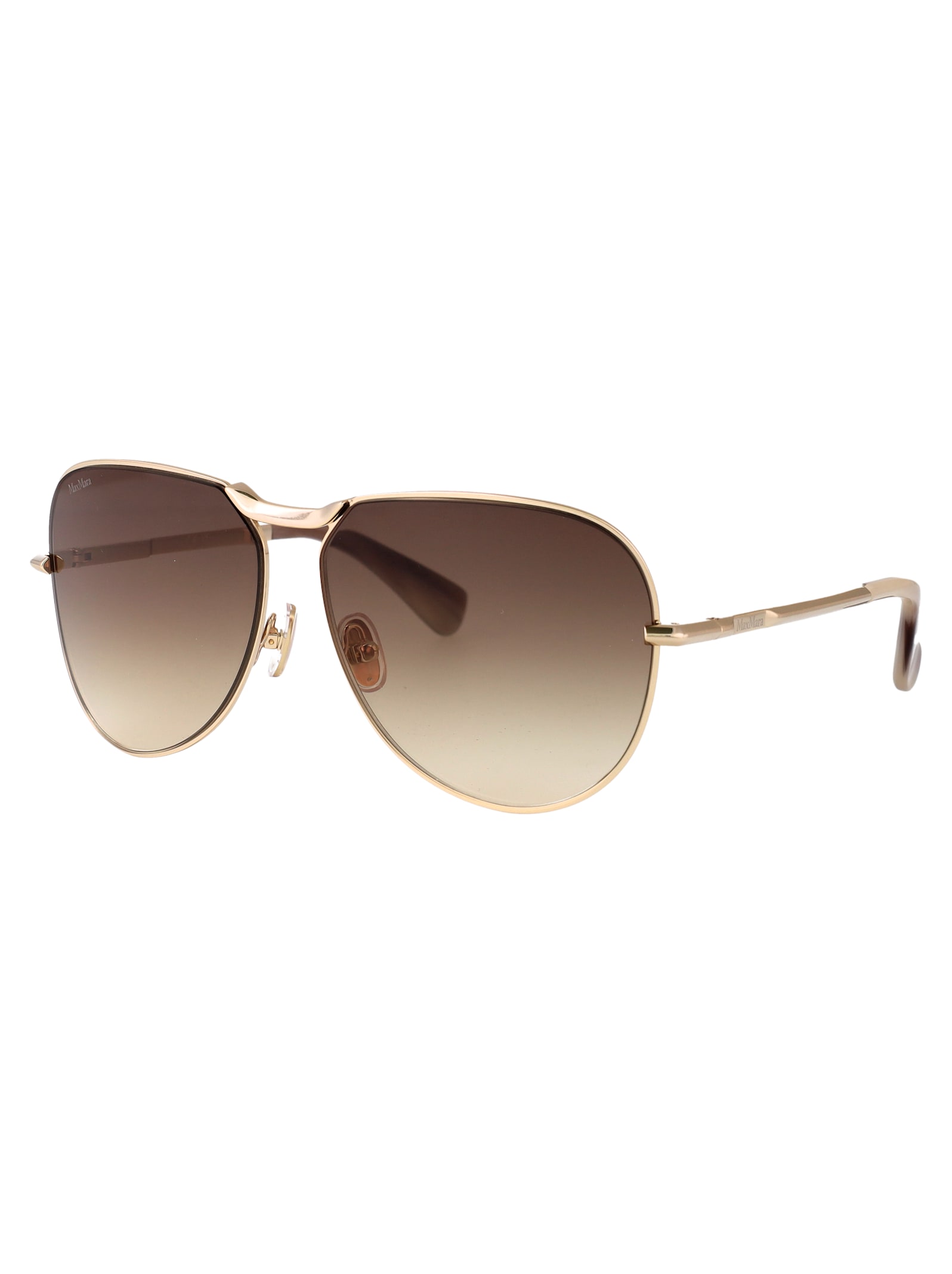 Max Mara Miller-2 Sunglasses In Brown