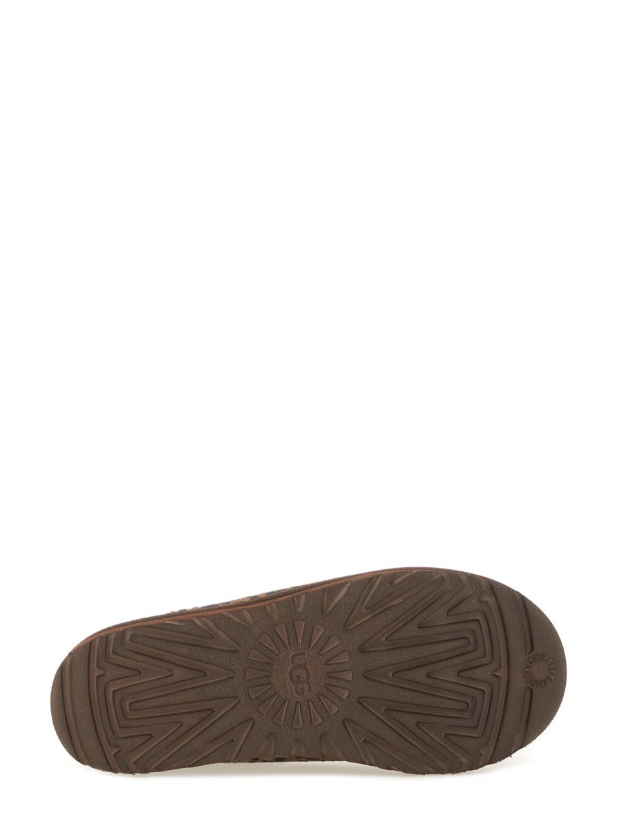 Ugg Tazz Caspian 1178430-bcdr Womens Brown Spotted Print Platform Slipper Gug121 In Animal Print