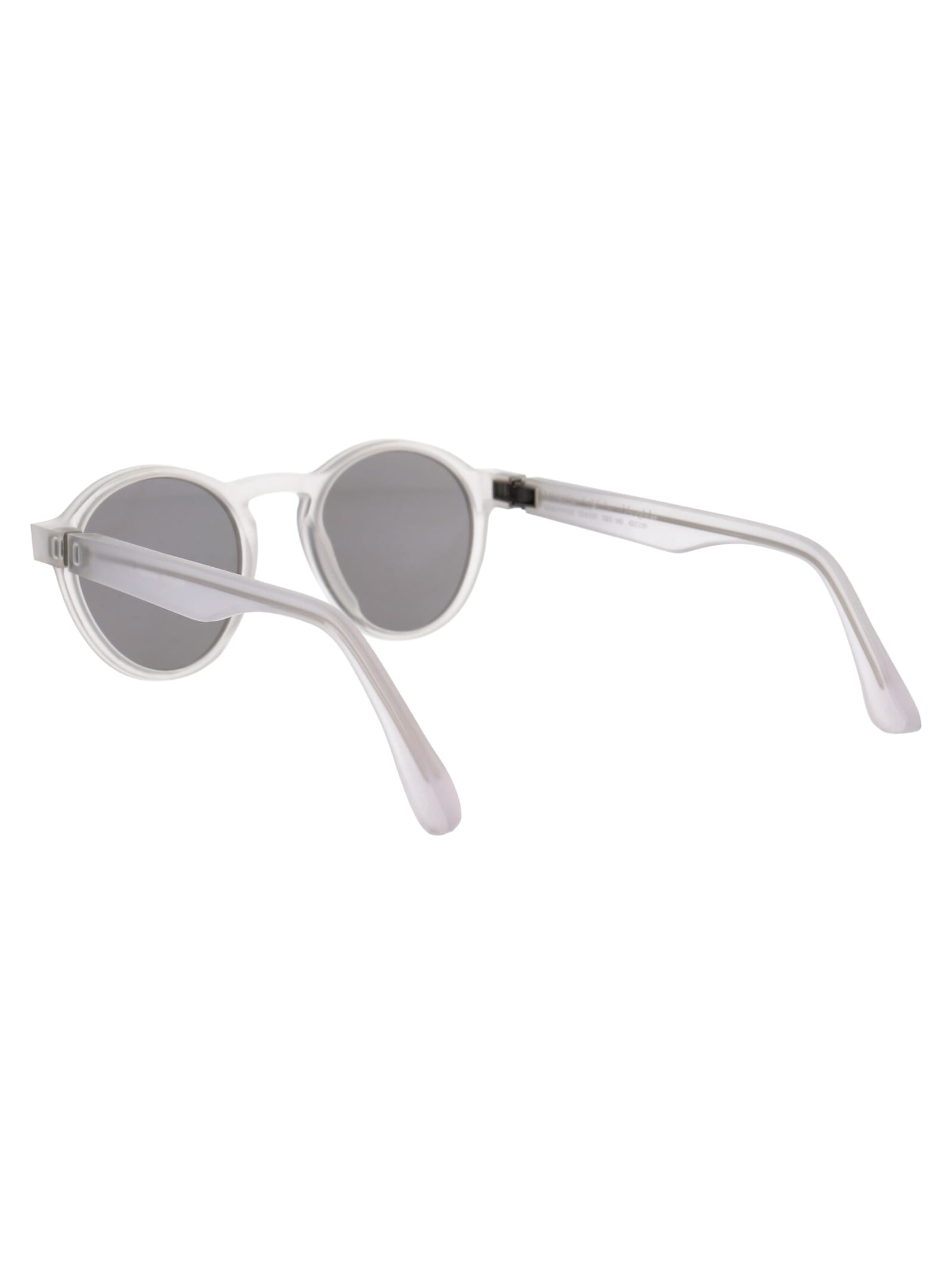 Shop Mykita Mmraw002 Sunglasses In 817 Raw Coconut Water Warmgrey Flash