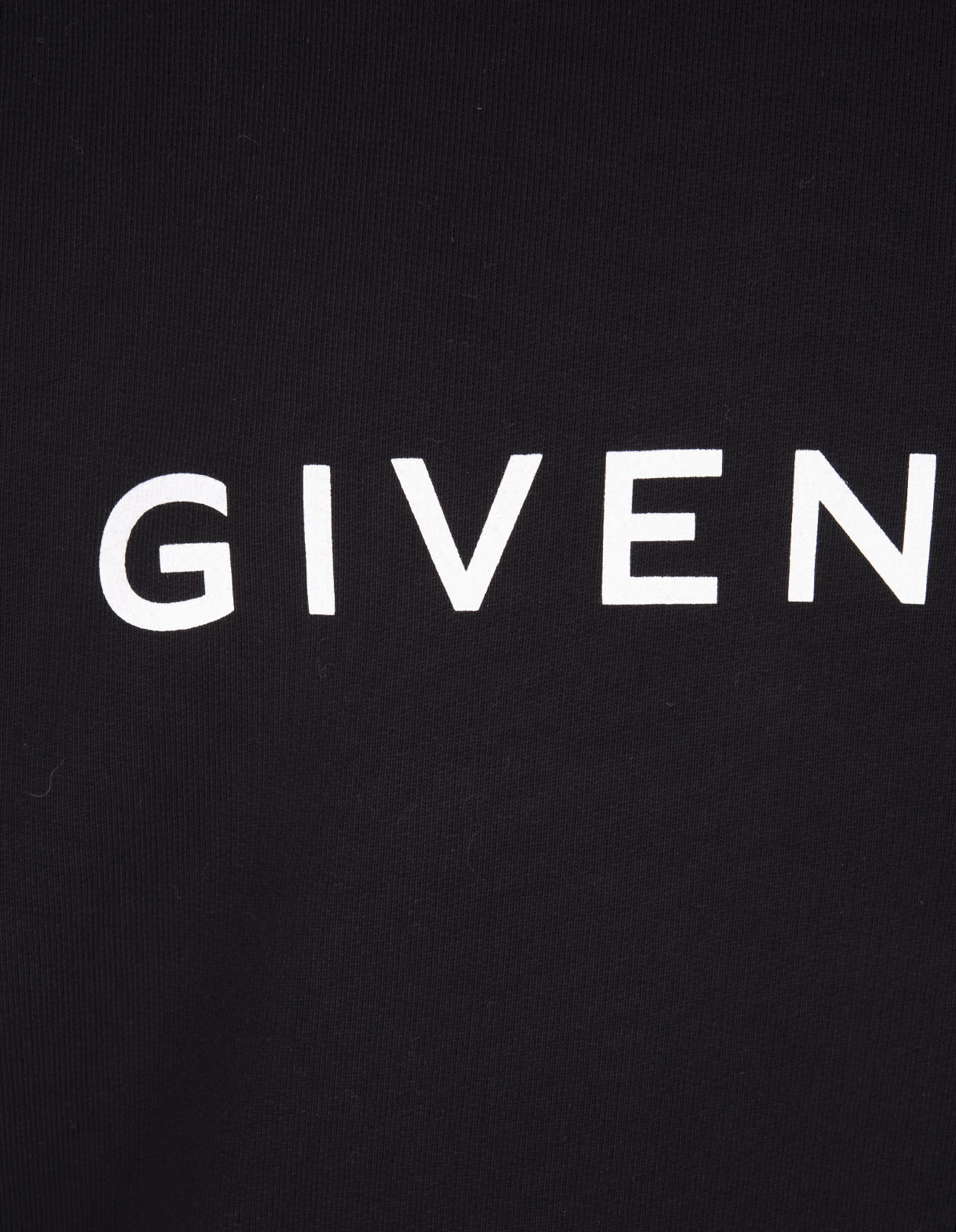 Shop Givenchy Archetype Hoodie In Black Gauzed Fabric