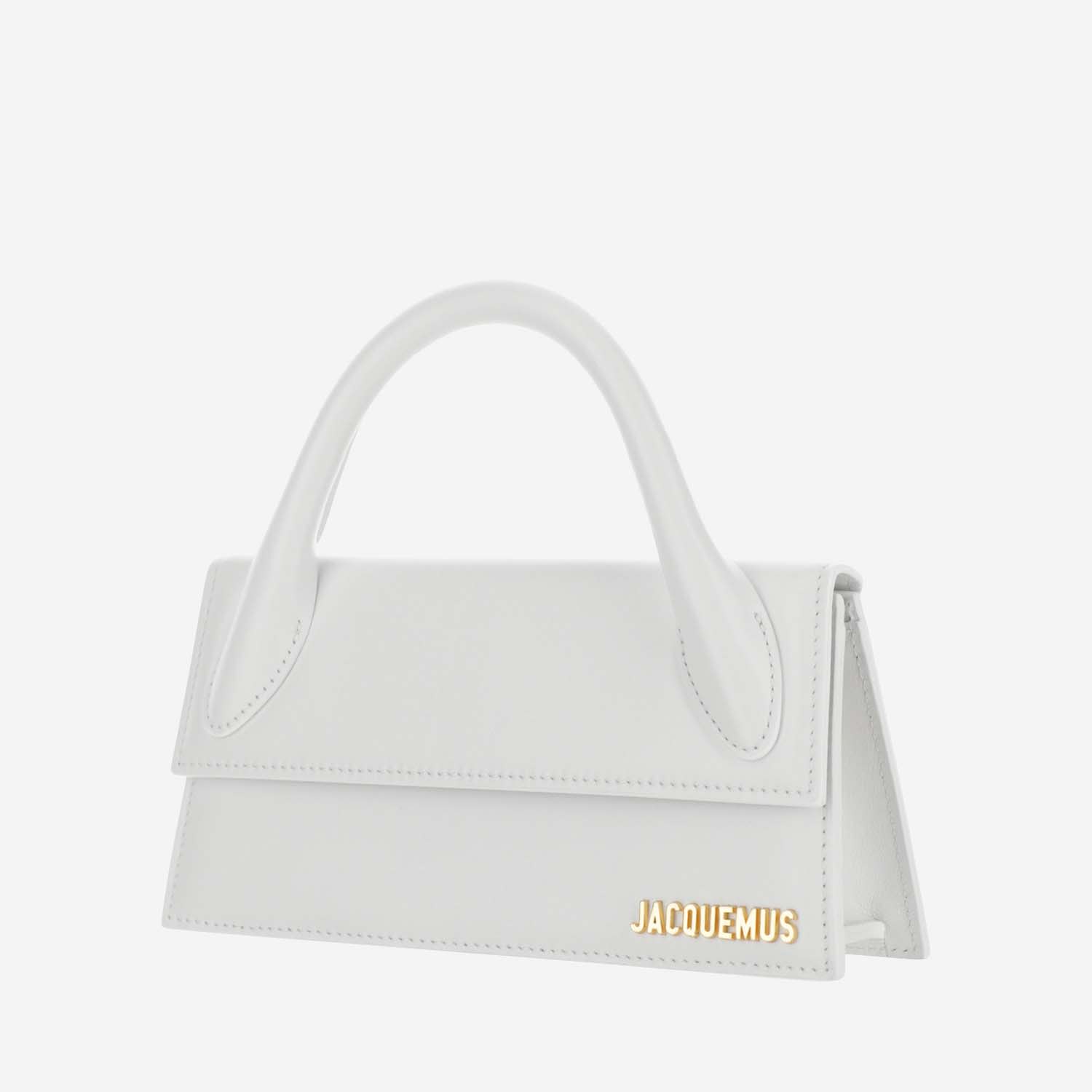 Shop Jacquemus Le Chiquito Long Bag In White