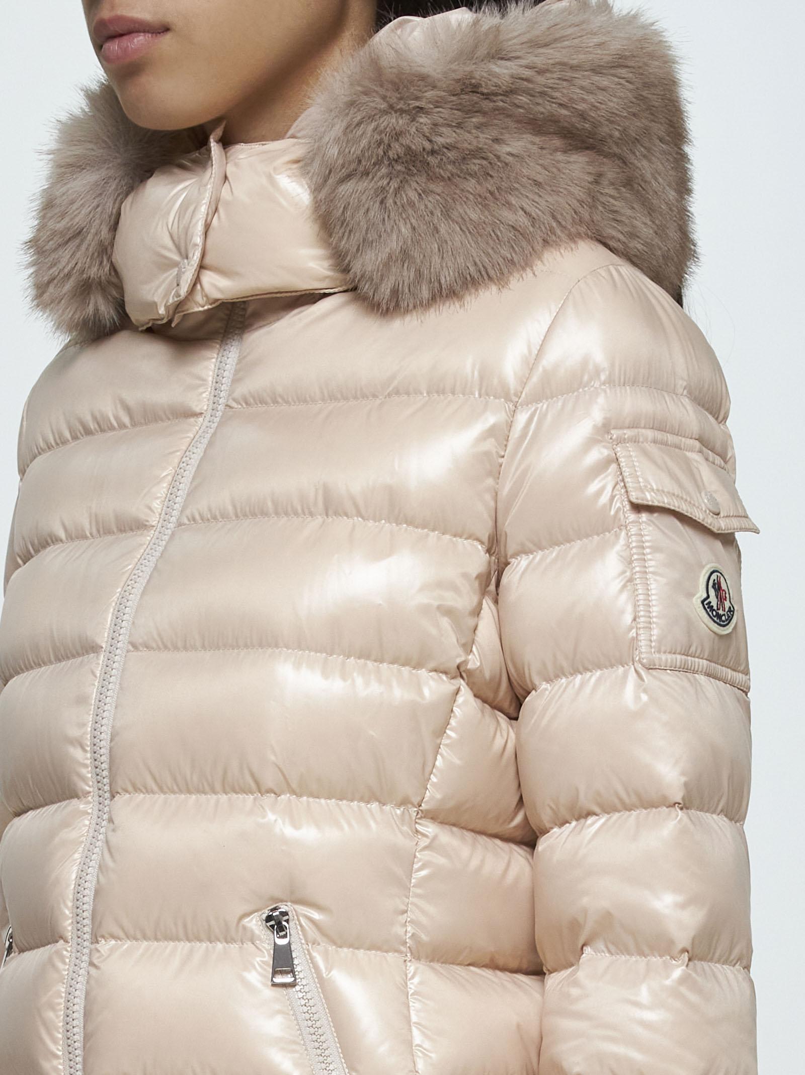 Shop Moncler Badyf Quilted Nylon Down Jacket In White